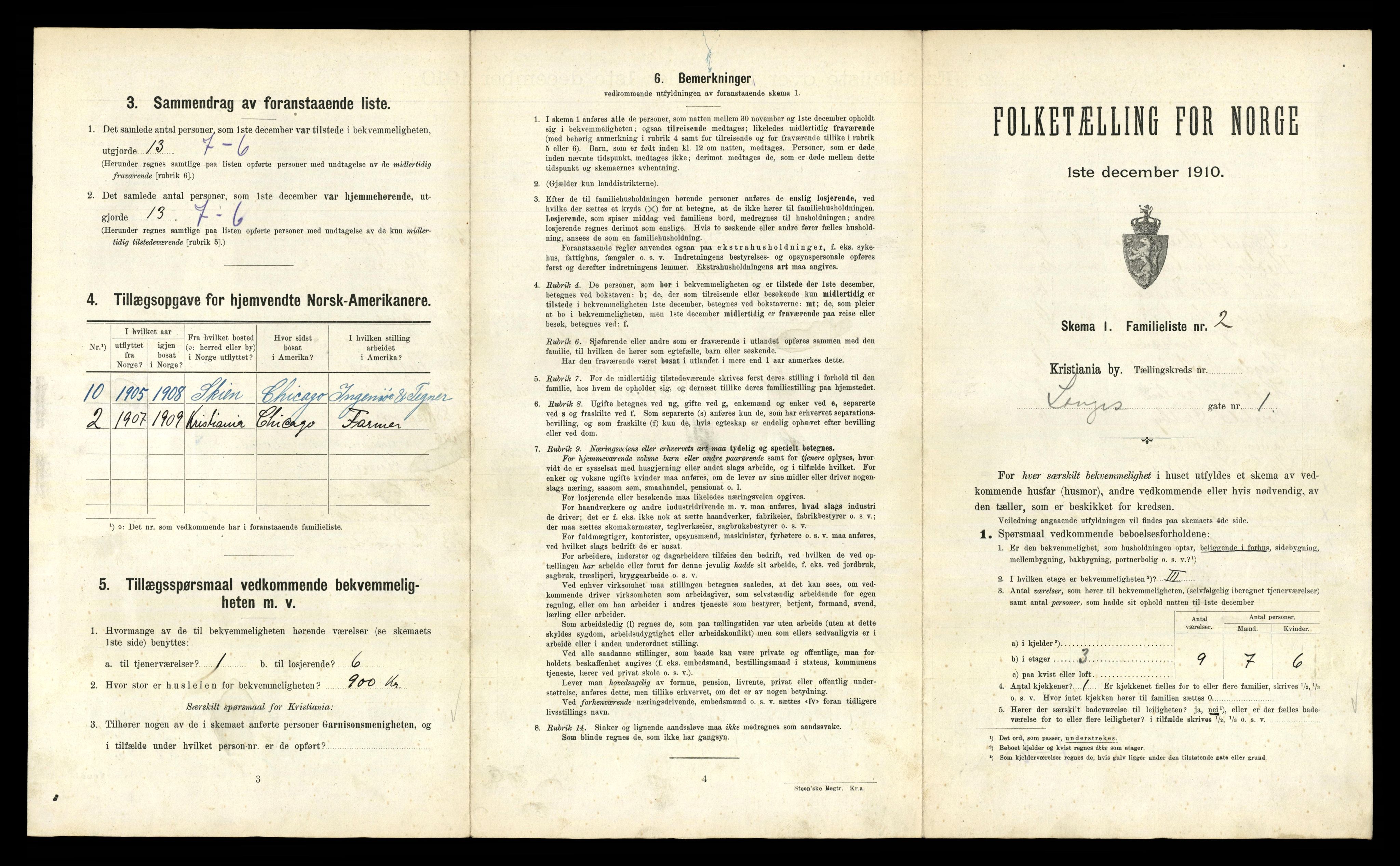 RA, 1910 census for Kristiania, 1910, p. 55347