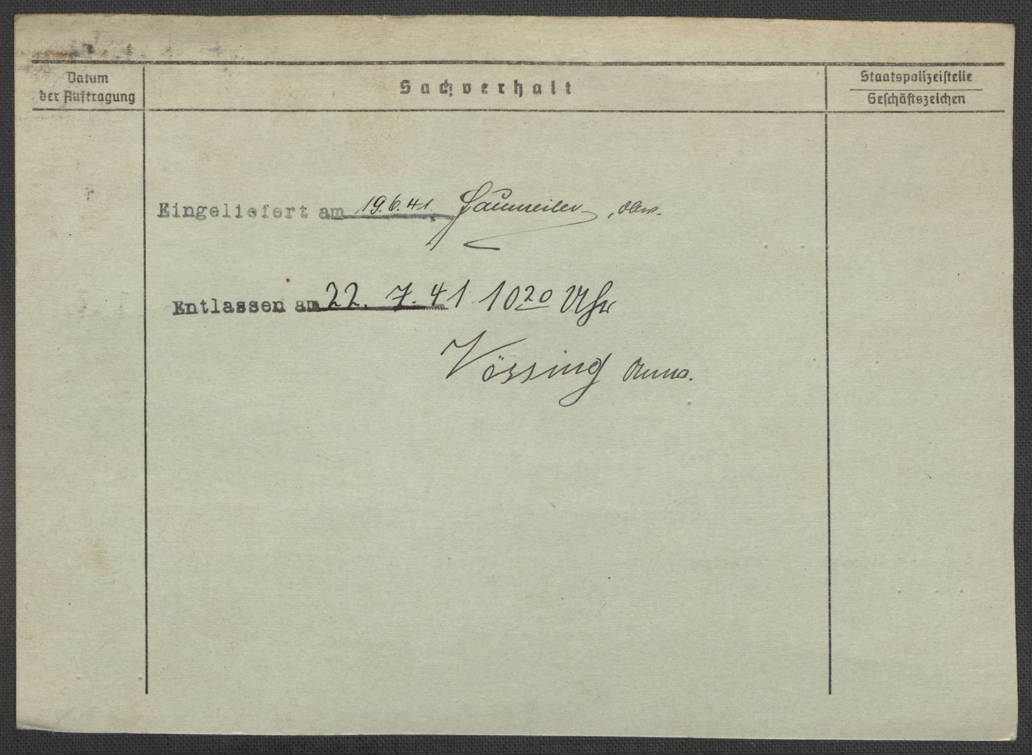 Befehlshaber der Sicherheitspolizei und des SD, AV/RA-RAFA-5969/E/Ea/Eaa/L0007: Register over norske fanger i Møllergata 19: Lundb-N, 1940-1945, p. 677