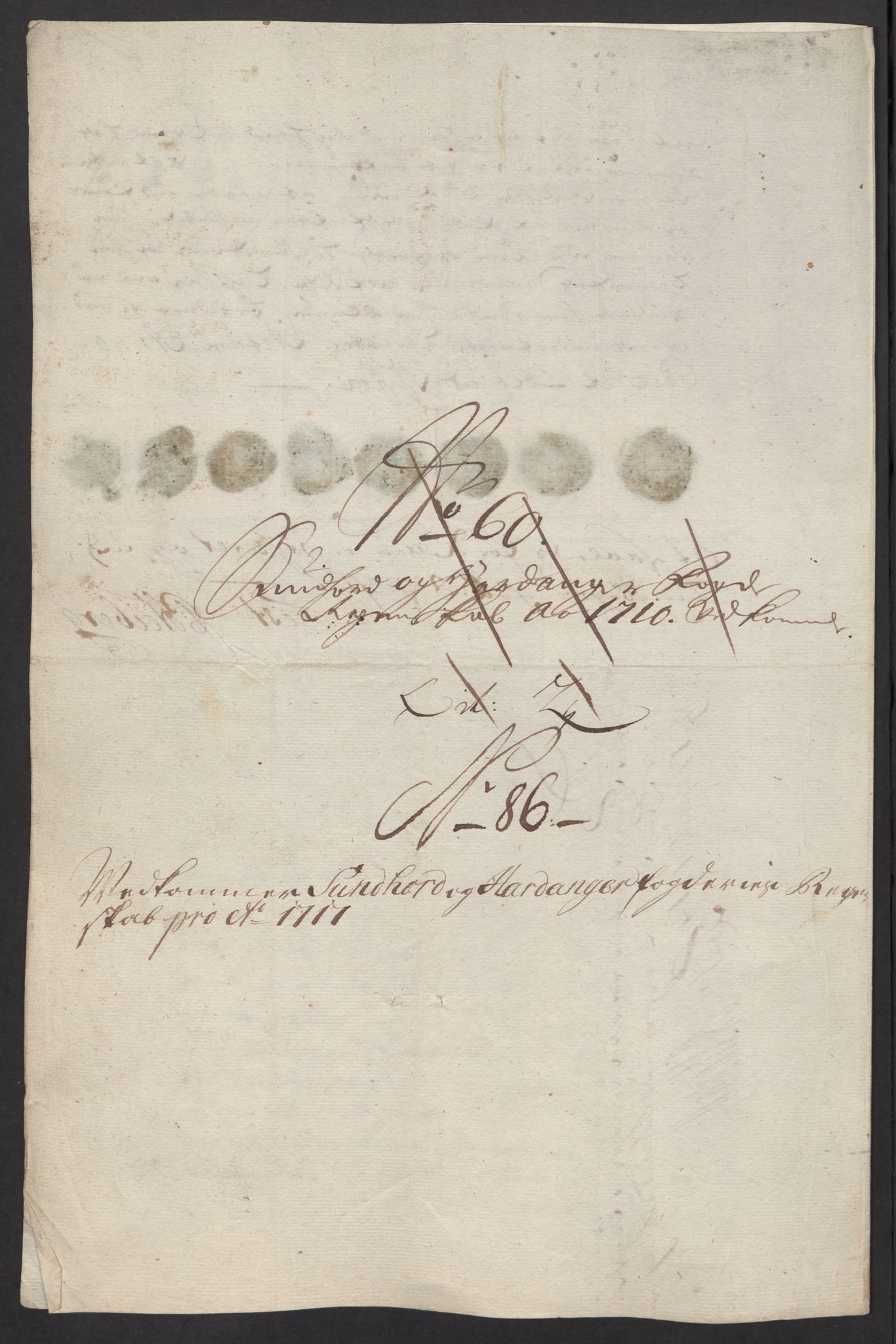 Rentekammeret inntil 1814, Reviderte regnskaper, Fogderegnskap, AV/RA-EA-4092/R48/L2994: Fogderegnskap Sunnhordland og Hardanger, 1717, p. 382