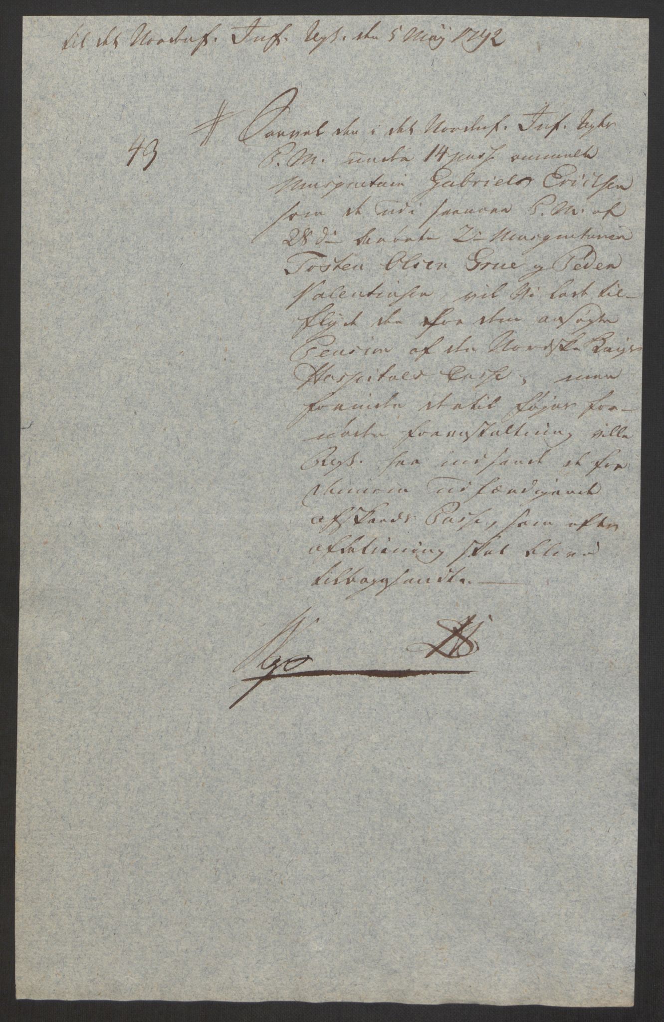 Forsvaret, Den norske kvesthuskasse/krigshospitalkasse, AV/RA-RAFA-1887/F/Fa/L0008: Konsepter, 1790-1793, p. 804