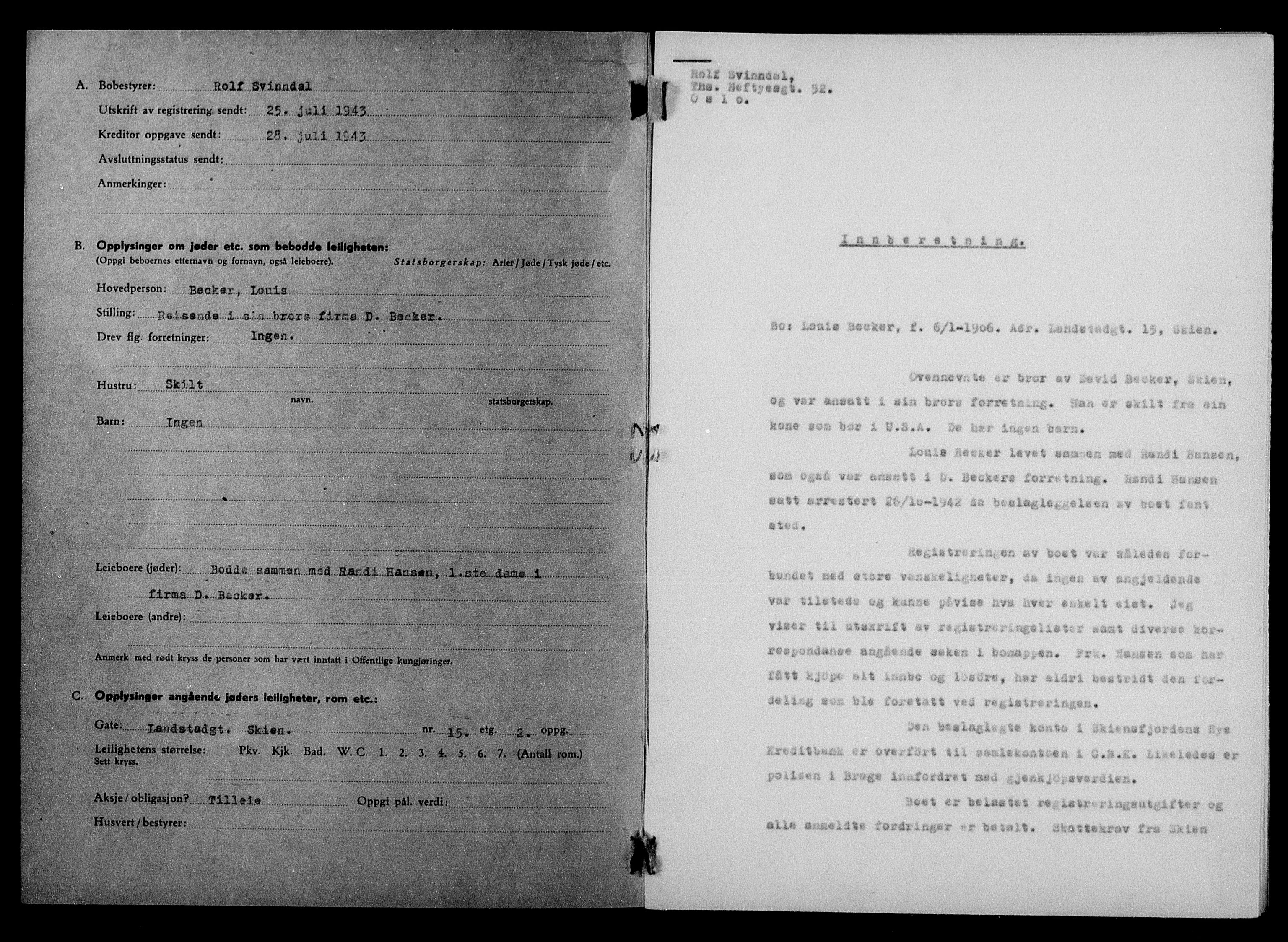 Justisdepartementet, Tilbakeføringskontoret for inndratte formuer, AV/RA-S-1564/H/Hc/Hcd/L0990: --, 1945-1947, p. 502