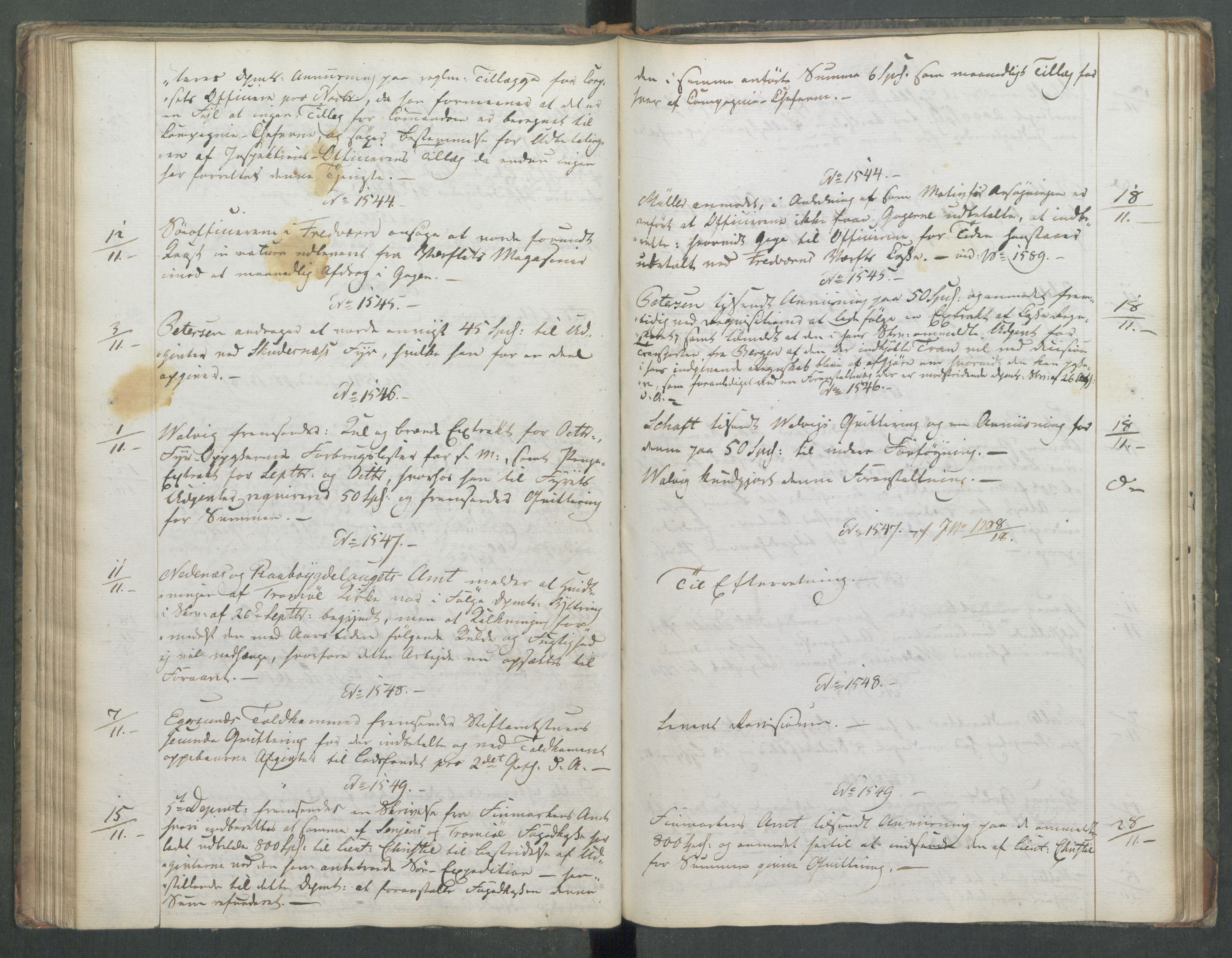 Marinedepartementet/ Marine- og postdepartementet, AV/RA-RAFA-3792/C/L0004b: 7de Departements Journal, 1817
