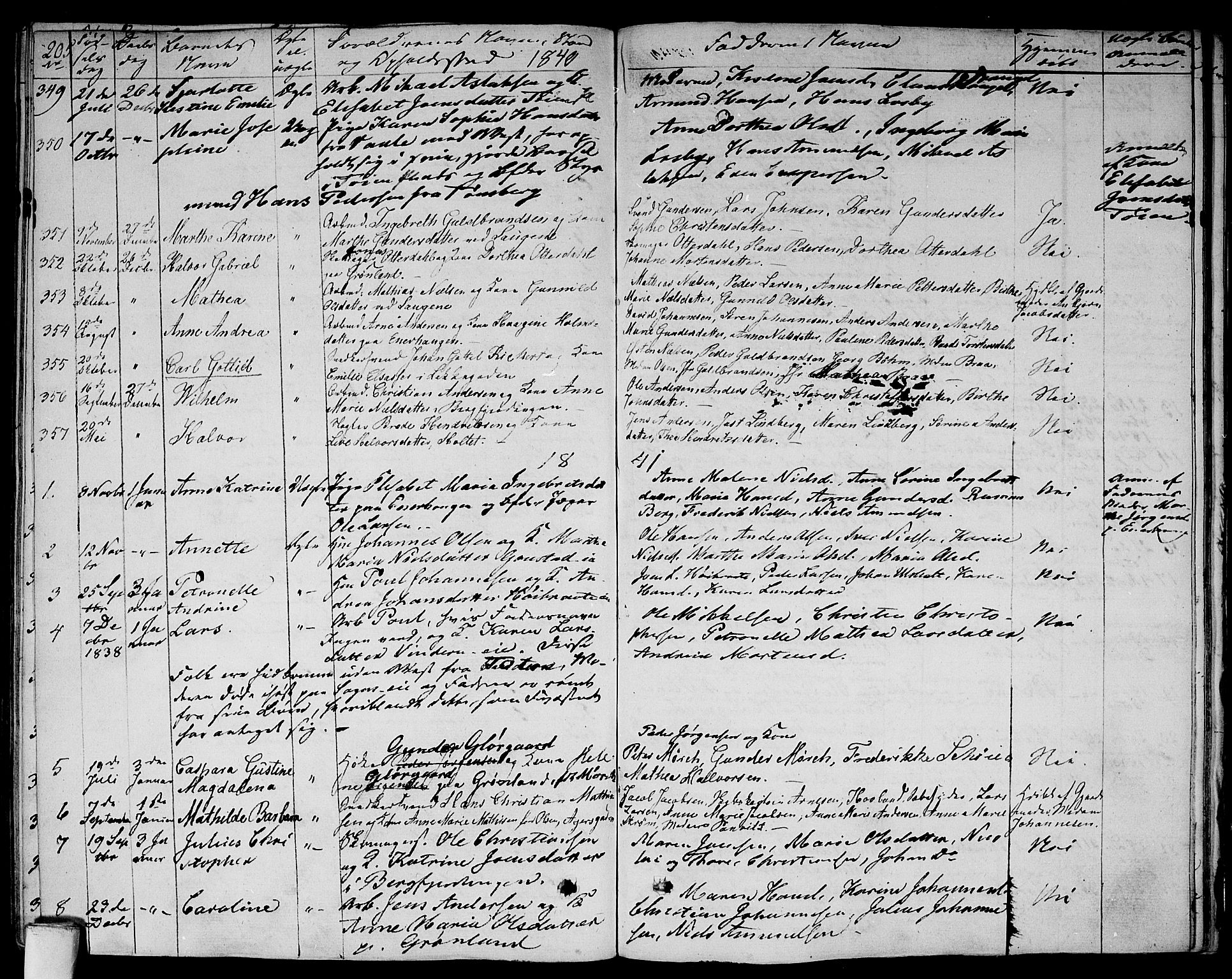 Aker prestekontor kirkebøker, AV/SAO-A-10861/F/L0016: Parish register (official) no. 16, 1827-1841, p. 205