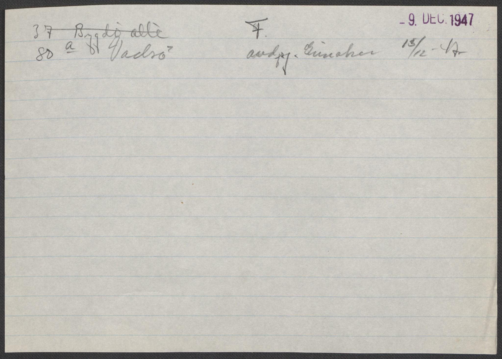 Norges Brannkasse, AV/RA-S-1549/E/Eu/L0010: Branntakster for Vadsø by, 1854-1949, p. 10