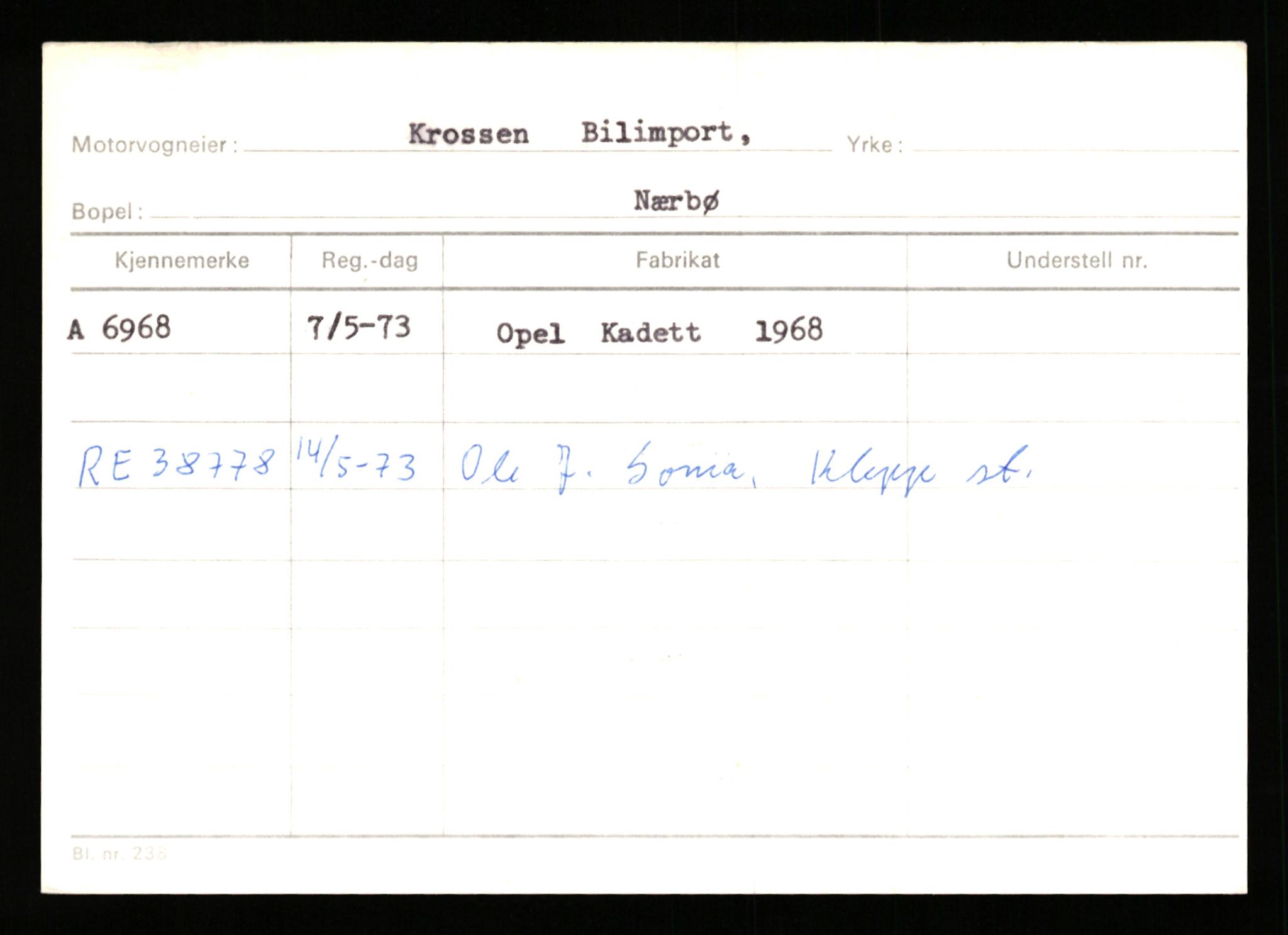 Stavanger trafikkstasjon, AV/SAST-A-101942/0/G/L0002: Registreringsnummer: 5791 - 10405, 1930-1971, p. 519