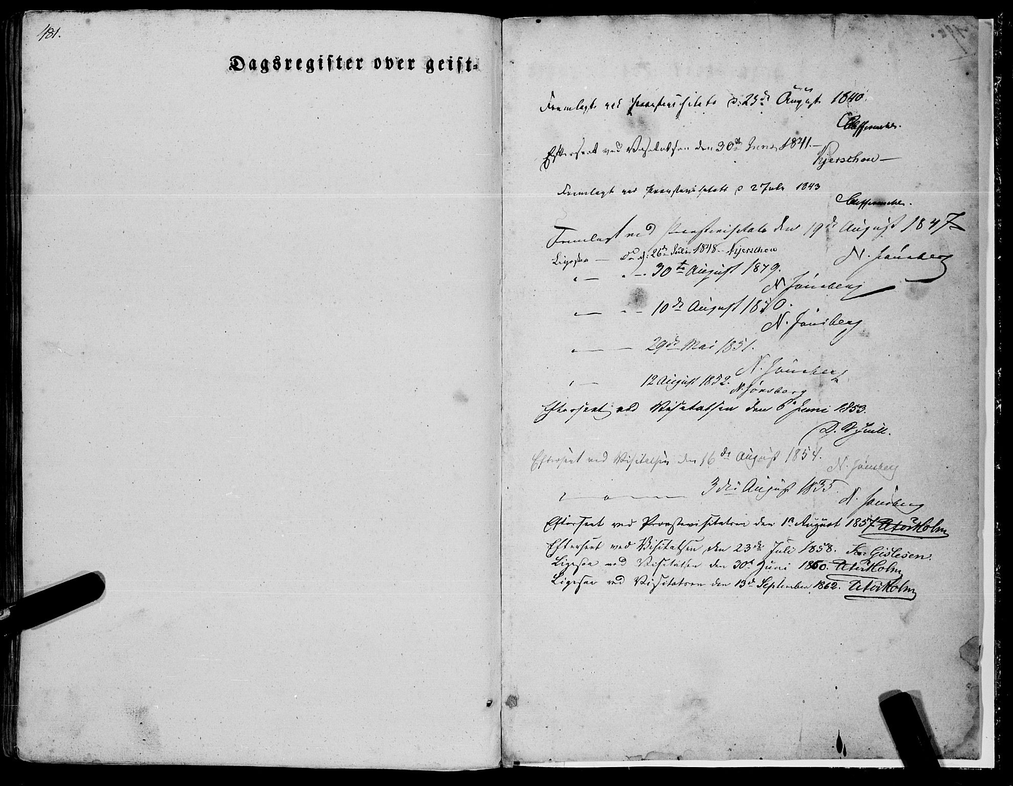 Ministerialprotokoller, klokkerbøker og fødselsregistre - Nordland, AV/SAT-A-1459/805/L0097: Parish register (official) no. 805A04, 1837-1861, p. 481