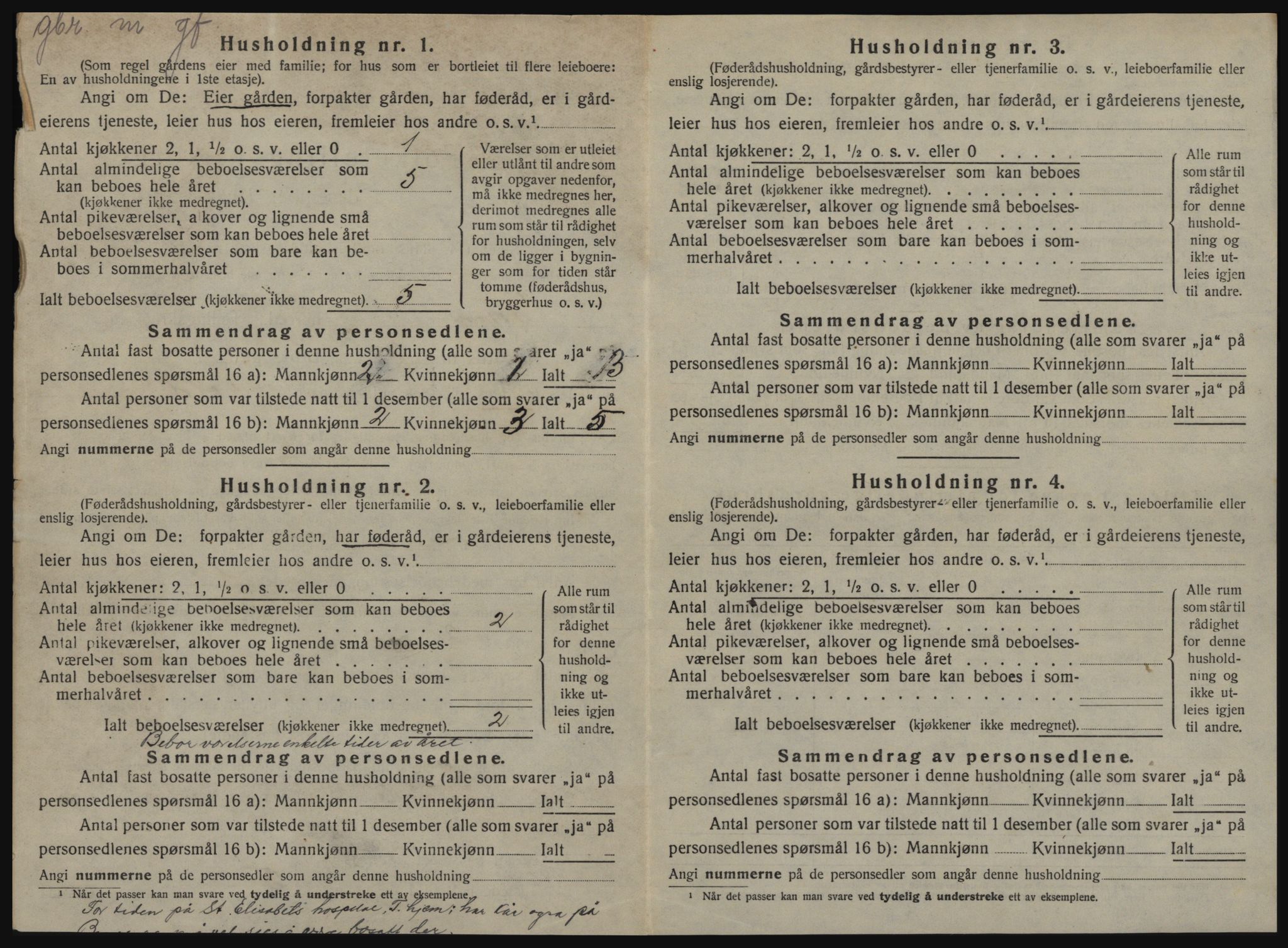 SAT, 1920 census for Støren, 1920, p. 31