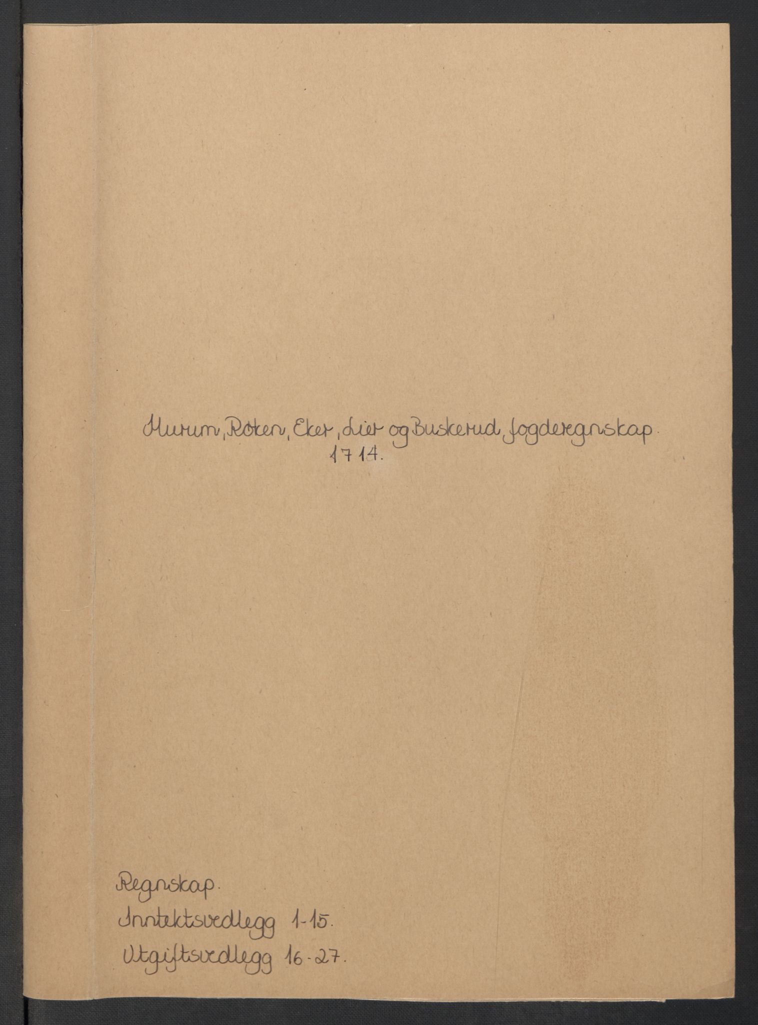 Rentekammeret inntil 1814, Reviderte regnskaper, Fogderegnskap, AV/RA-EA-4092/R31/L1709: Fogderegnskap Hurum, Røyken, Eiker, Lier og Buskerud, 1714, p. 2