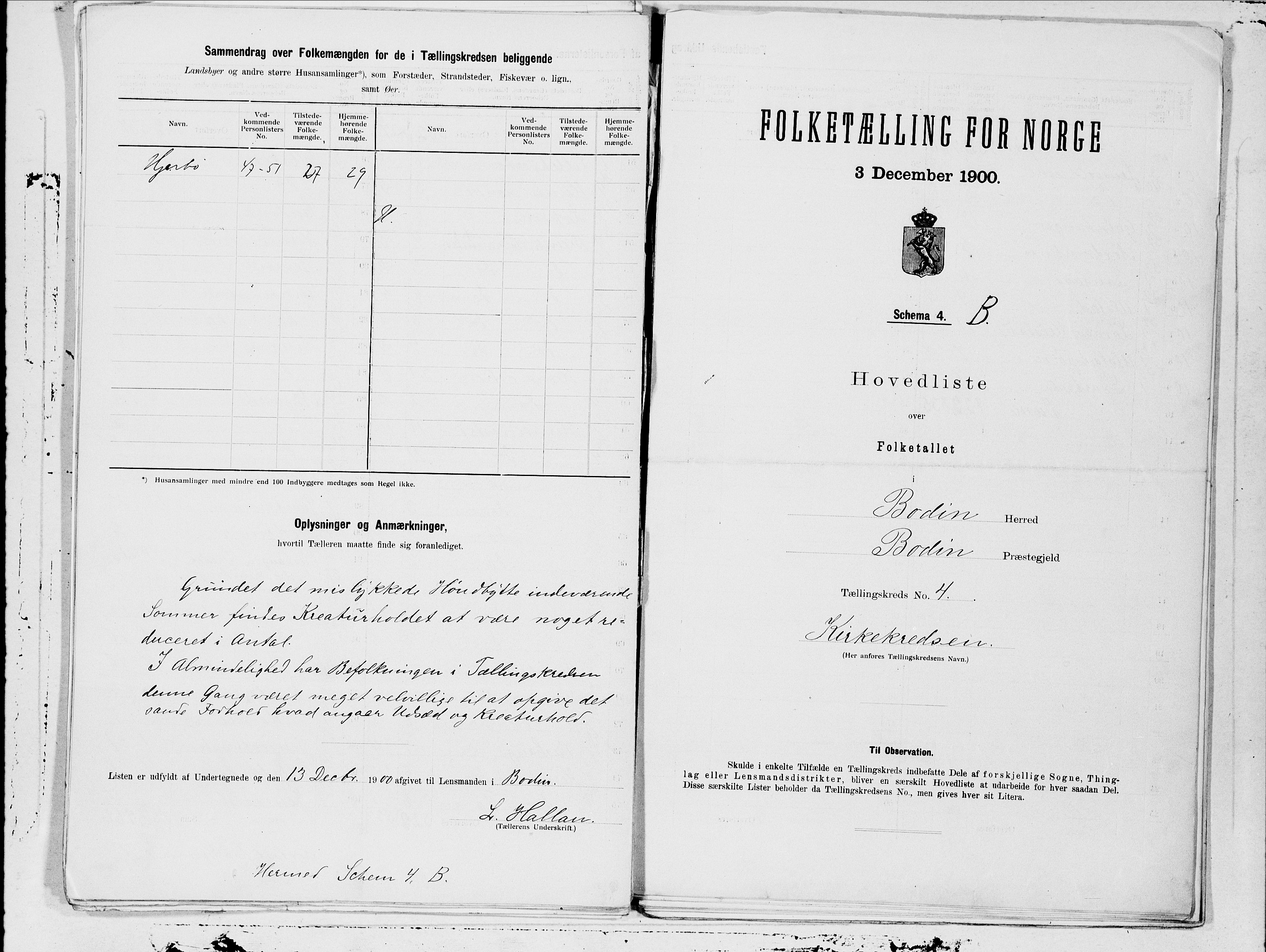 SAT, 1900 census for Bodin, 1900, p. 10