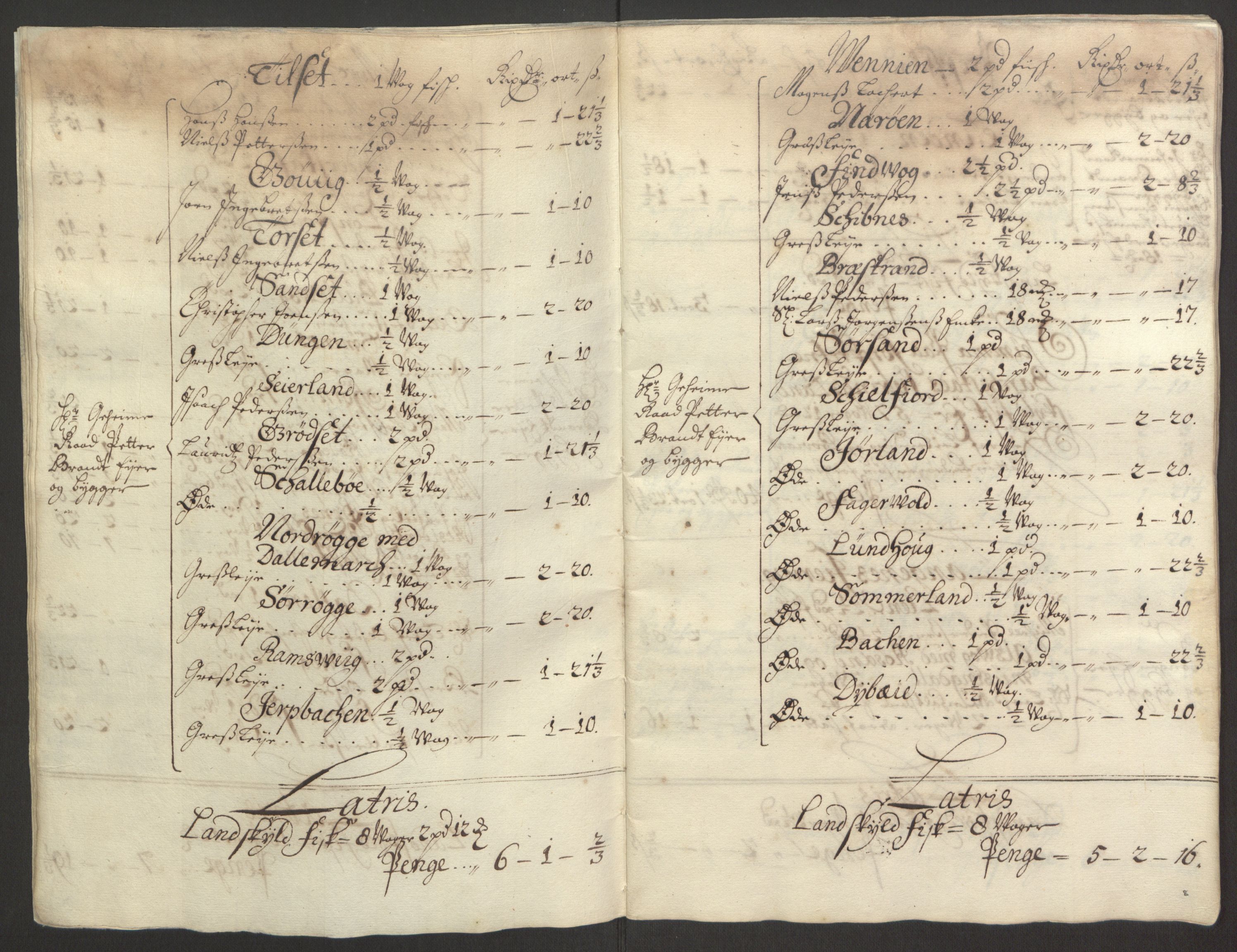 Rentekammeret inntil 1814, Reviderte regnskaper, Fogderegnskap, RA/EA-4092/R67/L4677: Fogderegnskap Vesterålen, Andenes og Lofoten, 1694-1695, p. 22