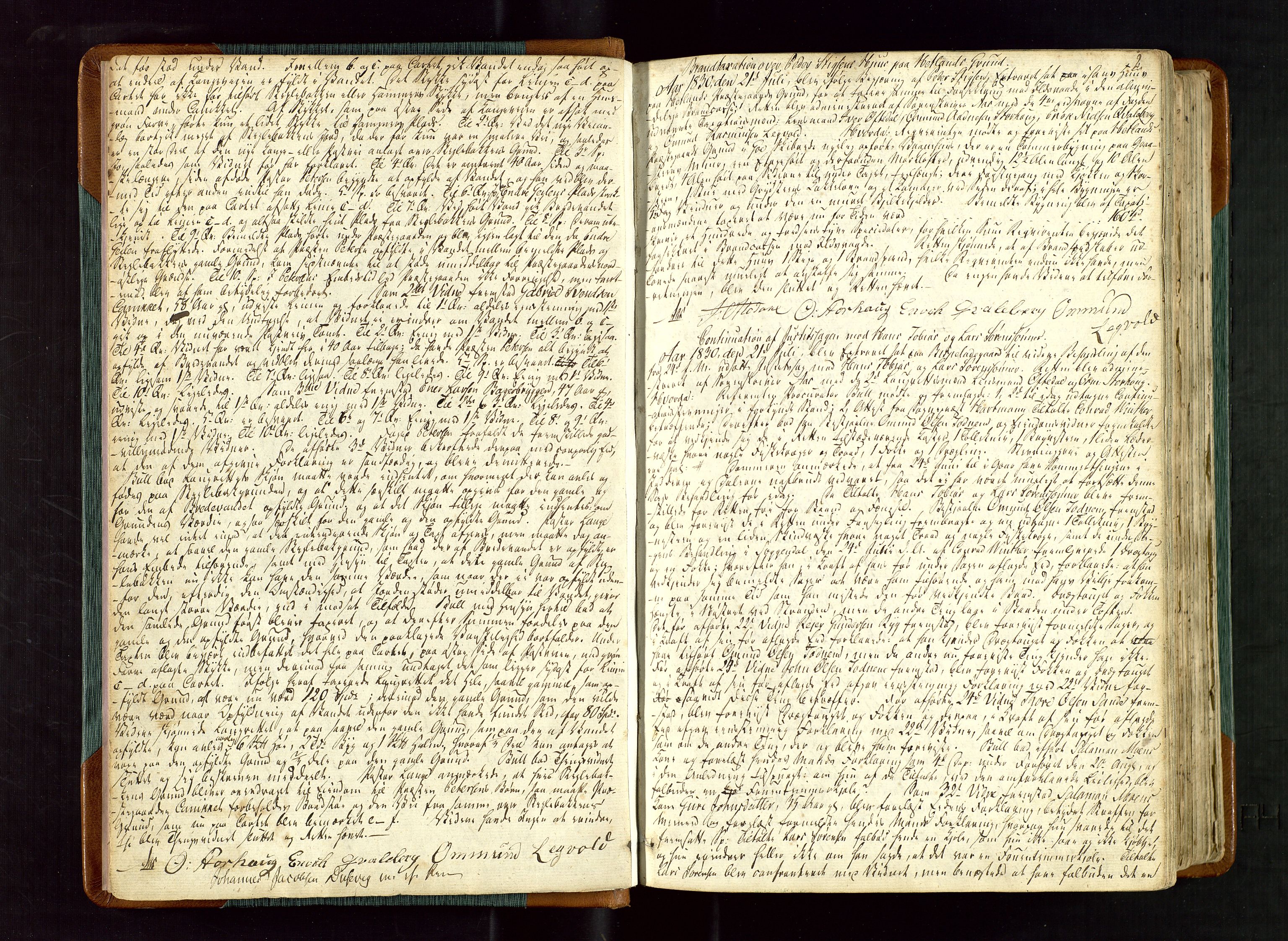 Jæren og Dalane sorenskriveri, AV/SAST-A-100306/3/30/30BBB/L0001: EKSTRARETTSPROTOKOLL - DALANE, 1830-1836, p. 1b-2a