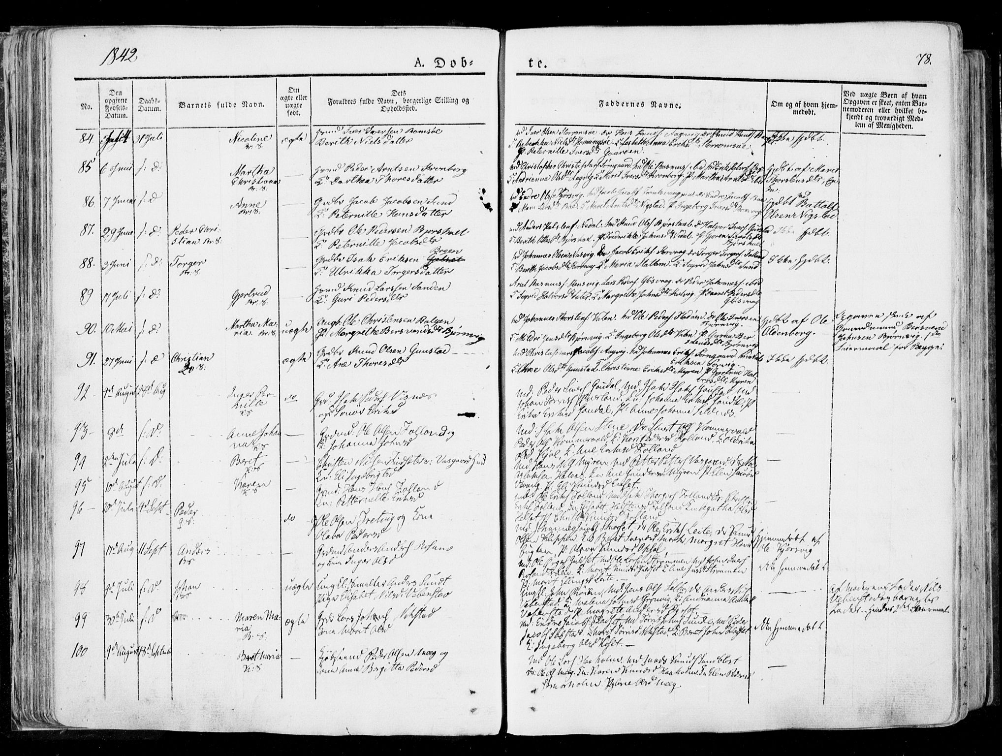 Ministerialprotokoller, klokkerbøker og fødselsregistre - Møre og Romsdal, AV/SAT-A-1454/568/L0803: Parish register (official) no. 568A10, 1830-1853, p. 78