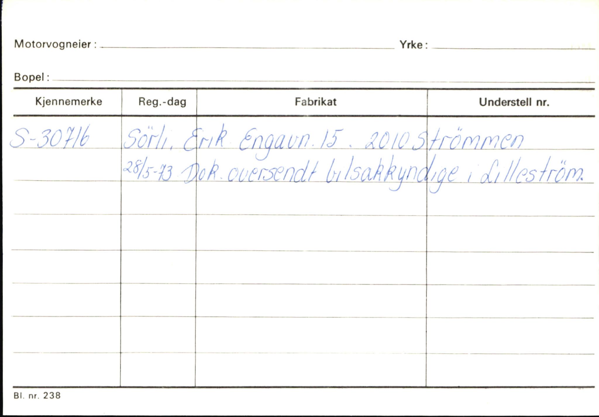 Statens vegvesen, Sogn og Fjordane vegkontor, SAB/A-5301/4/F/L0145: Registerkort Vågsøy S-Å. Årdal I-P, 1945-1975, p. 1556