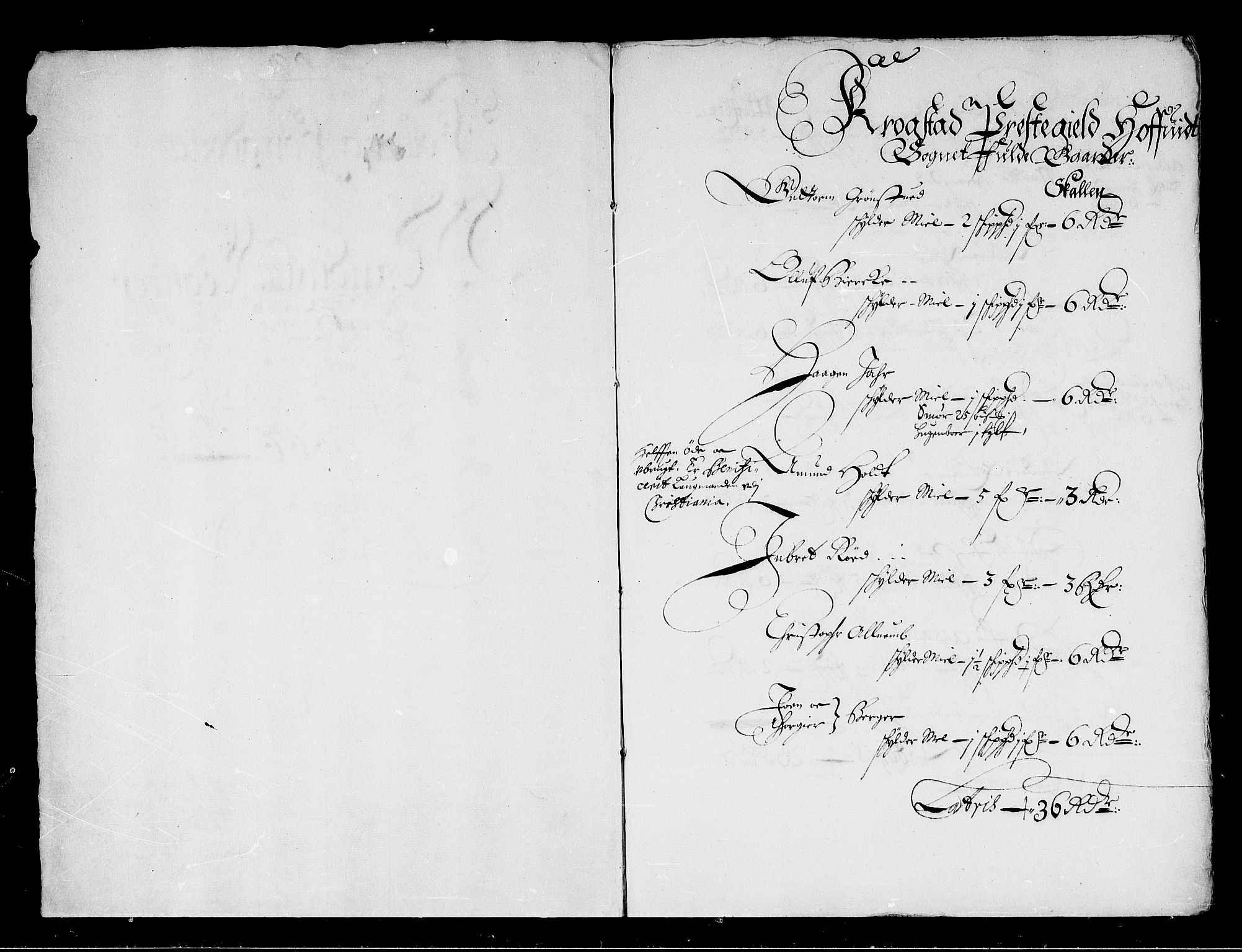 Rentekammeret inntil 1814, Reviderte regnskaper, Stiftamtstueregnskaper, Landkommissariatet på Akershus og Akershus stiftamt, AV/RA-EA-5869/R/Rb/L0038: Akershus stiftamt, 1666