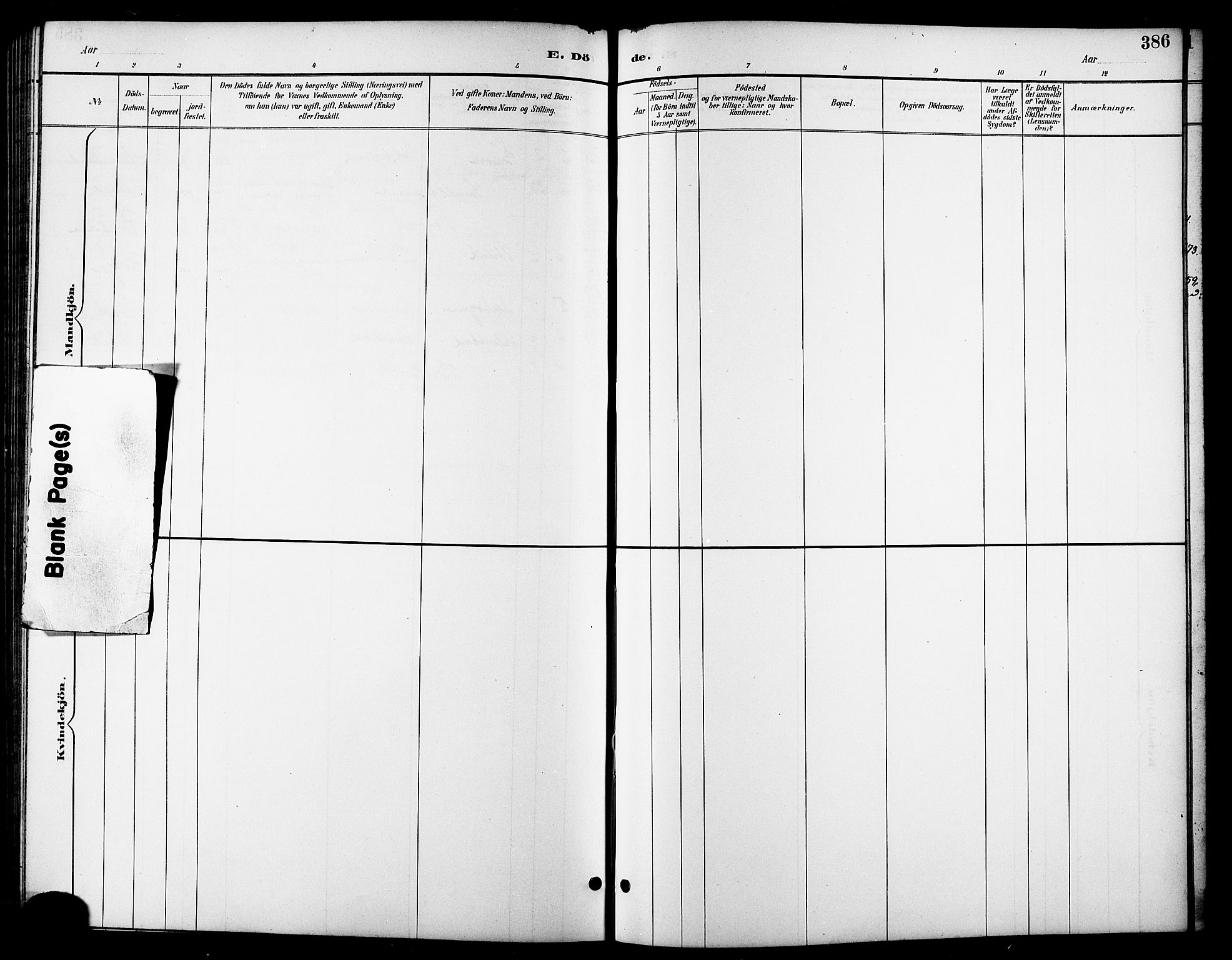 Trondenes sokneprestkontor, AV/SATØ-S-1319/H/Hb/L0011klokker: Parish register (copy) no. 11, 1891-1906, p. 386