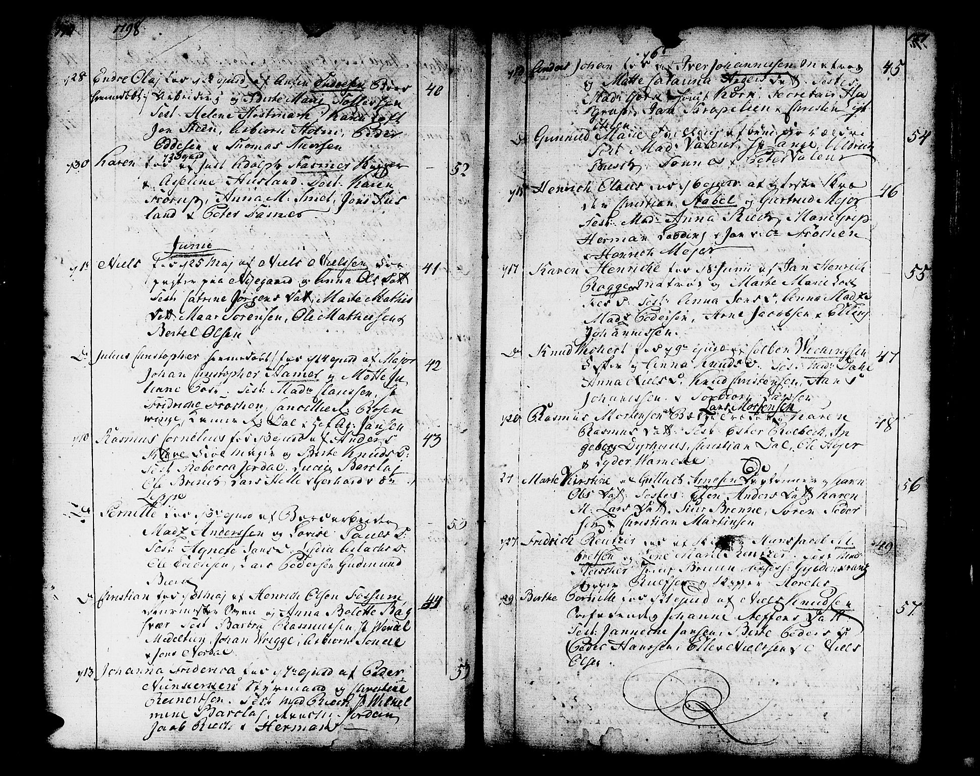 Domkirken sokneprestembete, SAB/A-74801/H/Haa/L0004: Parish register (official) no. A 4, 1763-1820, p. 176-177