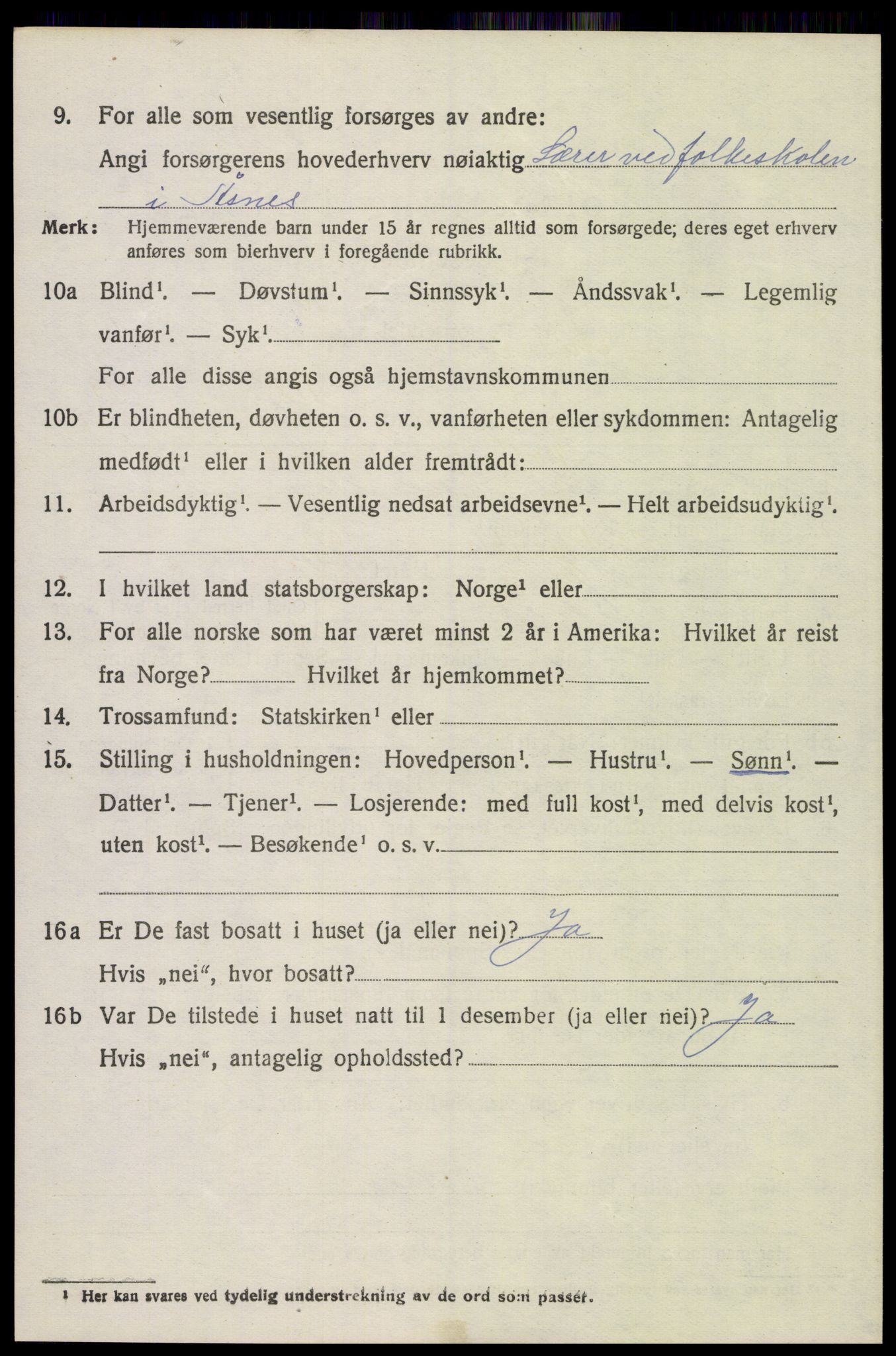 SAH, 1920 census for Åsnes, 1920, p. 10437