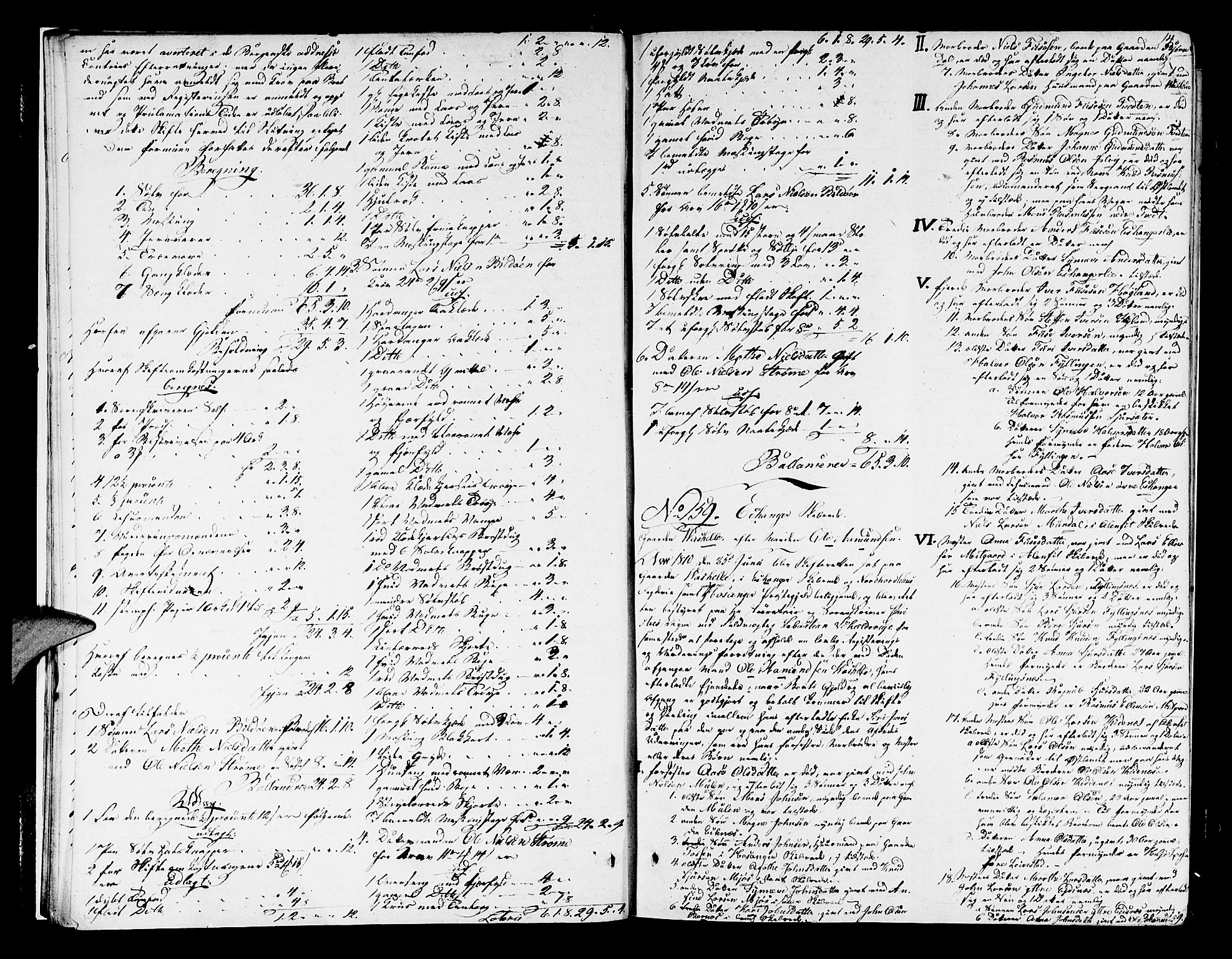 Nordhordland sorenskrivar, AV/SAB-A-2901/1/H/Ha/L0012a: Skifteprotokollar Nordhordland , 1810-1813, p. 13b-14a