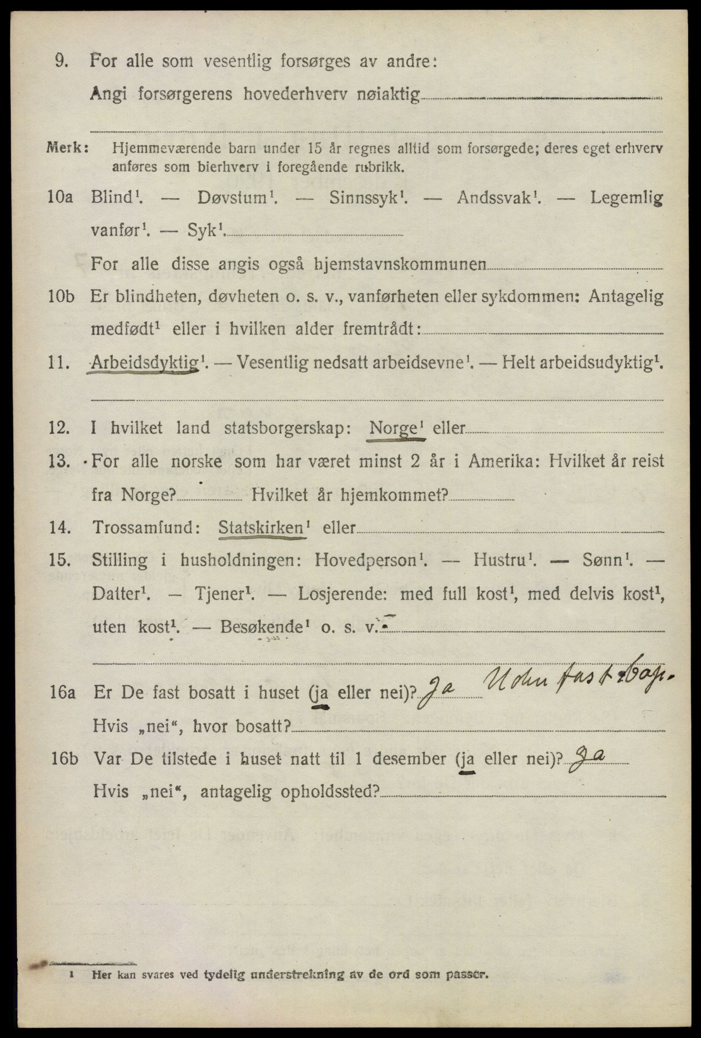 SAO, 1920 census for Enebakk, 1920, p. 6316