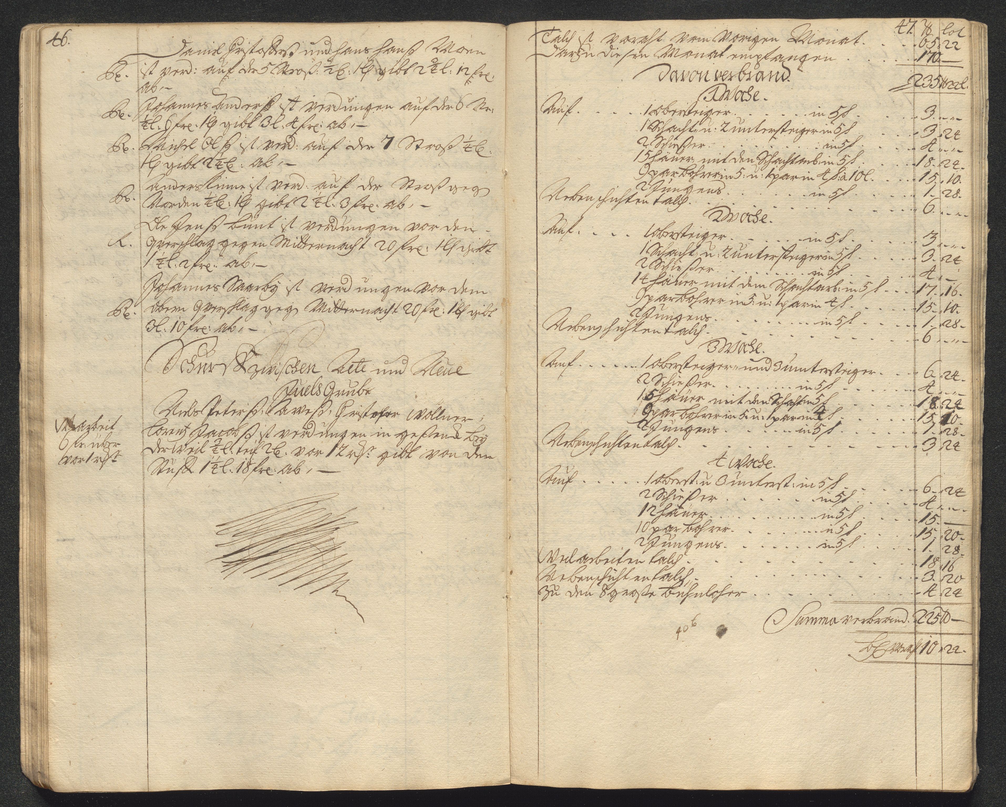 Kongsberg Sølvverk 1623-1816, AV/SAKO-EA-3135/001/D/Dc/Dcd/L0099: Utgiftsregnskap for gruver m.m., 1710, p. 352