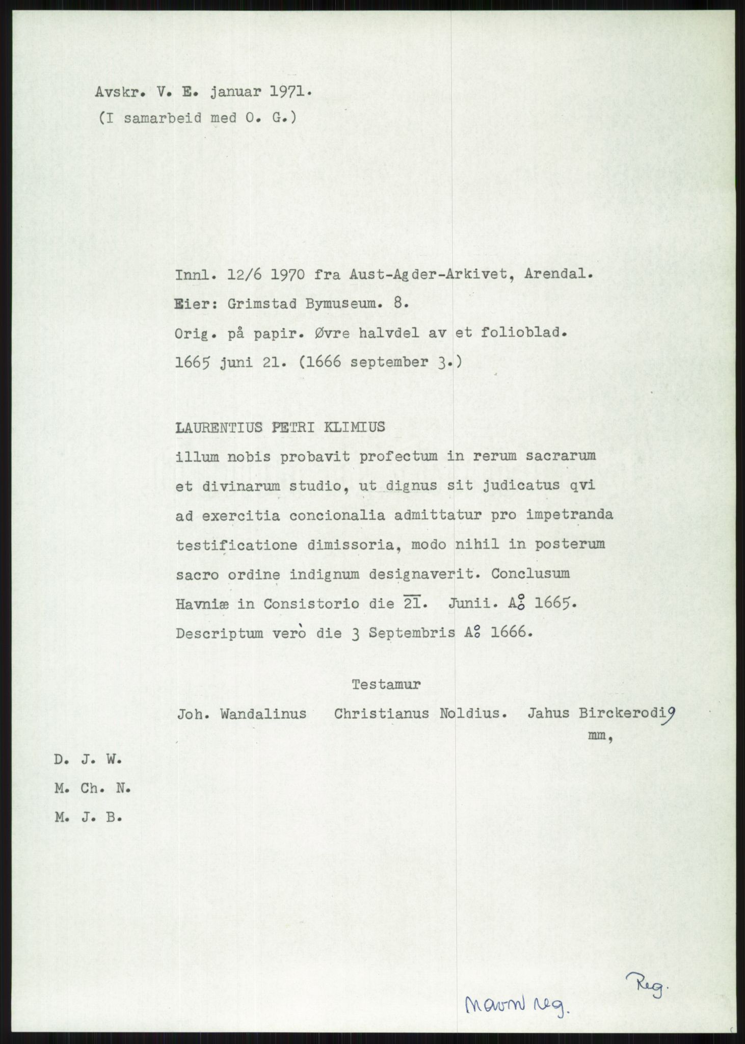 Samlinger til kildeutgivelse, Diplomavskriftsamlingen, AV/RA-EA-4053/H/Ha, p. 2457