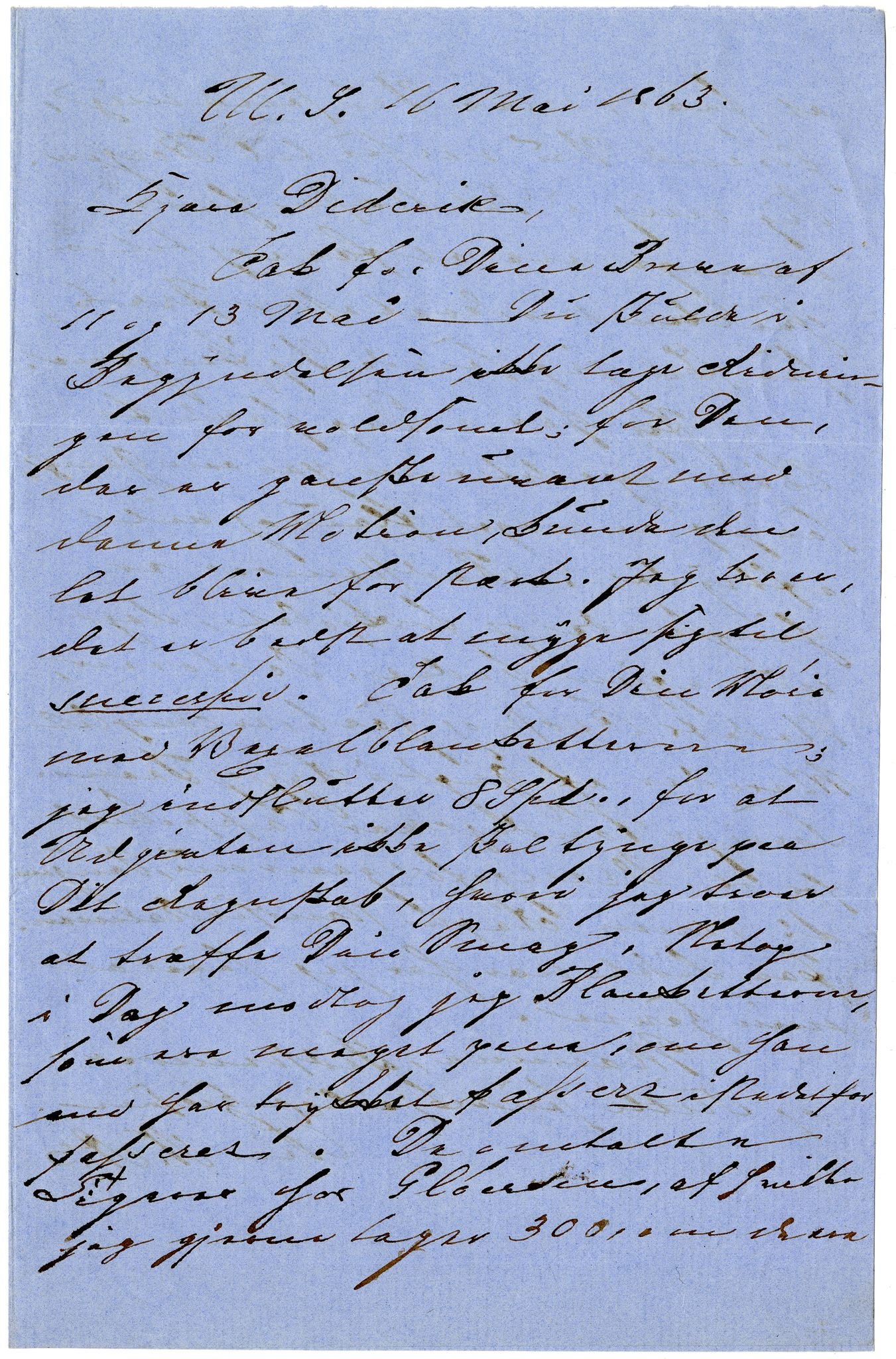 Diderik Maria Aalls brevsamling, NF/Ark-1023/F/L0001: D.M. Aalls brevsamling. A - B, 1738-1889, p. 48