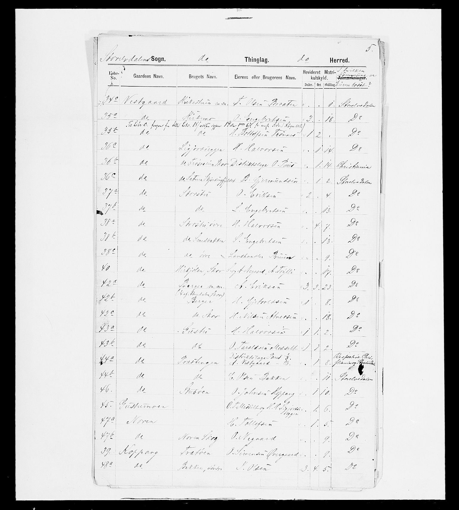 SAH, 1875 census for 0430P Stor-Elvdal, 1875, p. 41