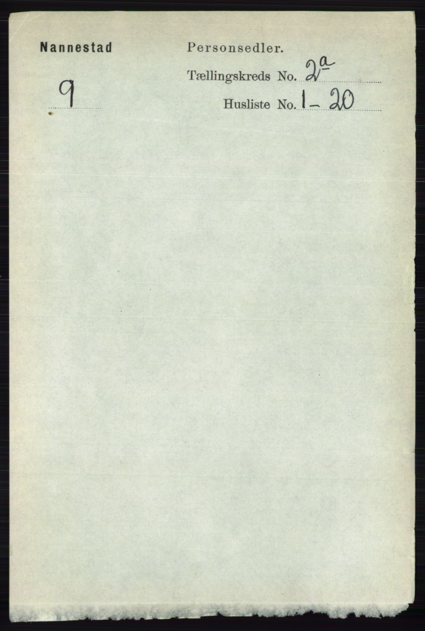 RA, 1891 census for 0238 Nannestad, 1891, p. 861