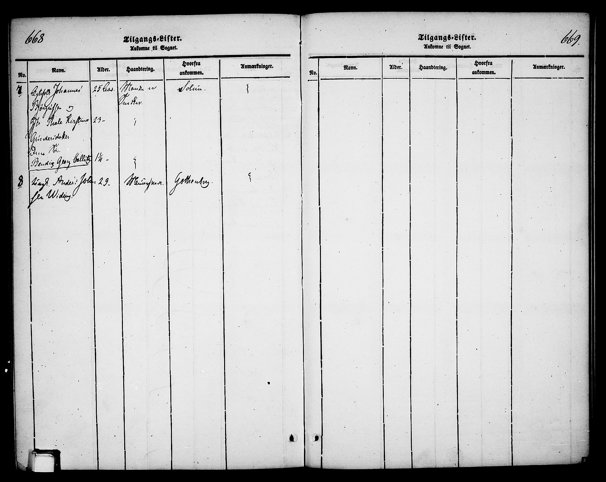 Skien kirkebøker, AV/SAKO-A-302/F/Fa/L0006b: Parish register (official) no. 6B, 1843-1846, p. 668-669