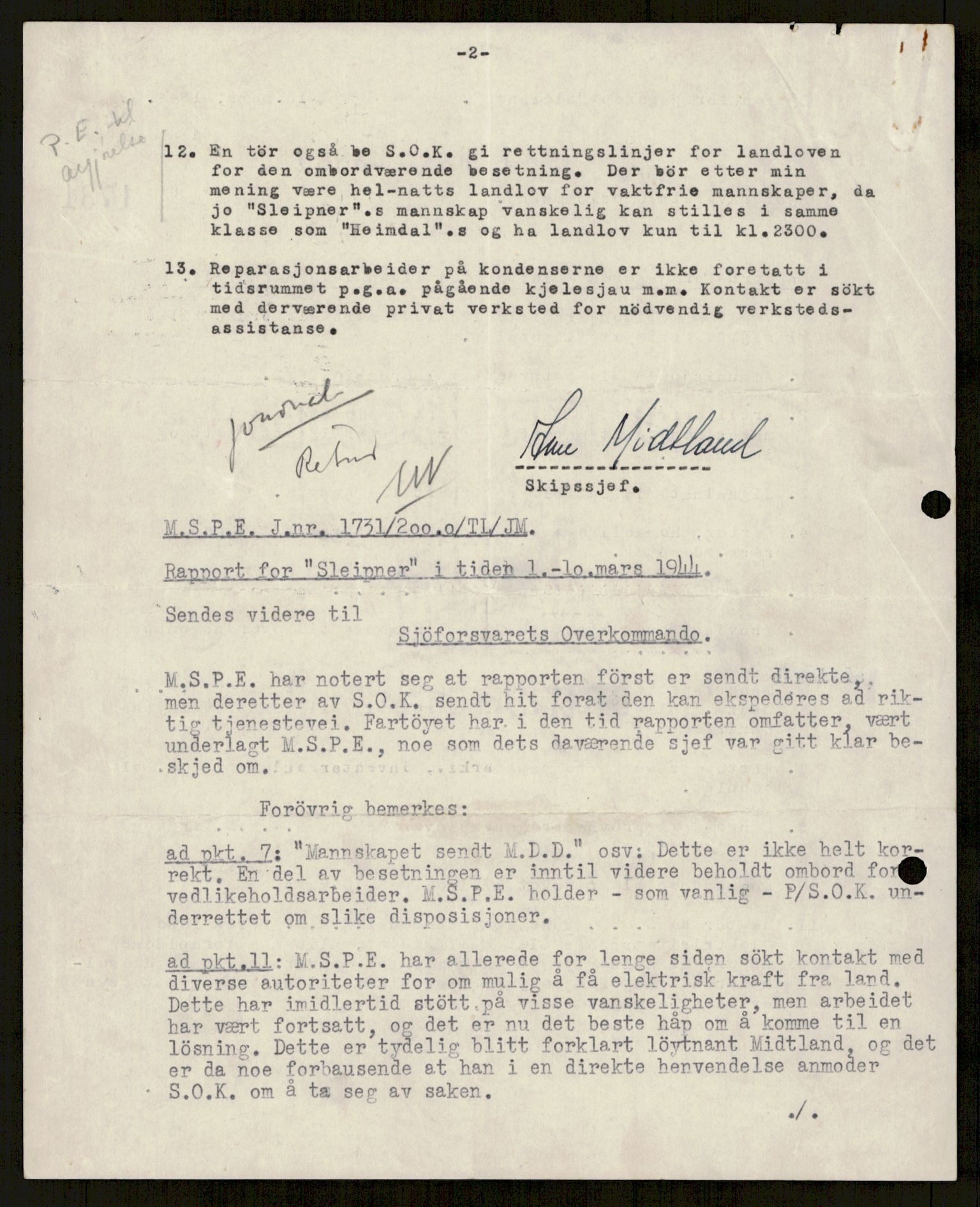 Forsvaret, Sjøforsvarets overkommando, AV/RA-RAFA-2035/D/Dc/L0193: --, 1940-1951, p. 25