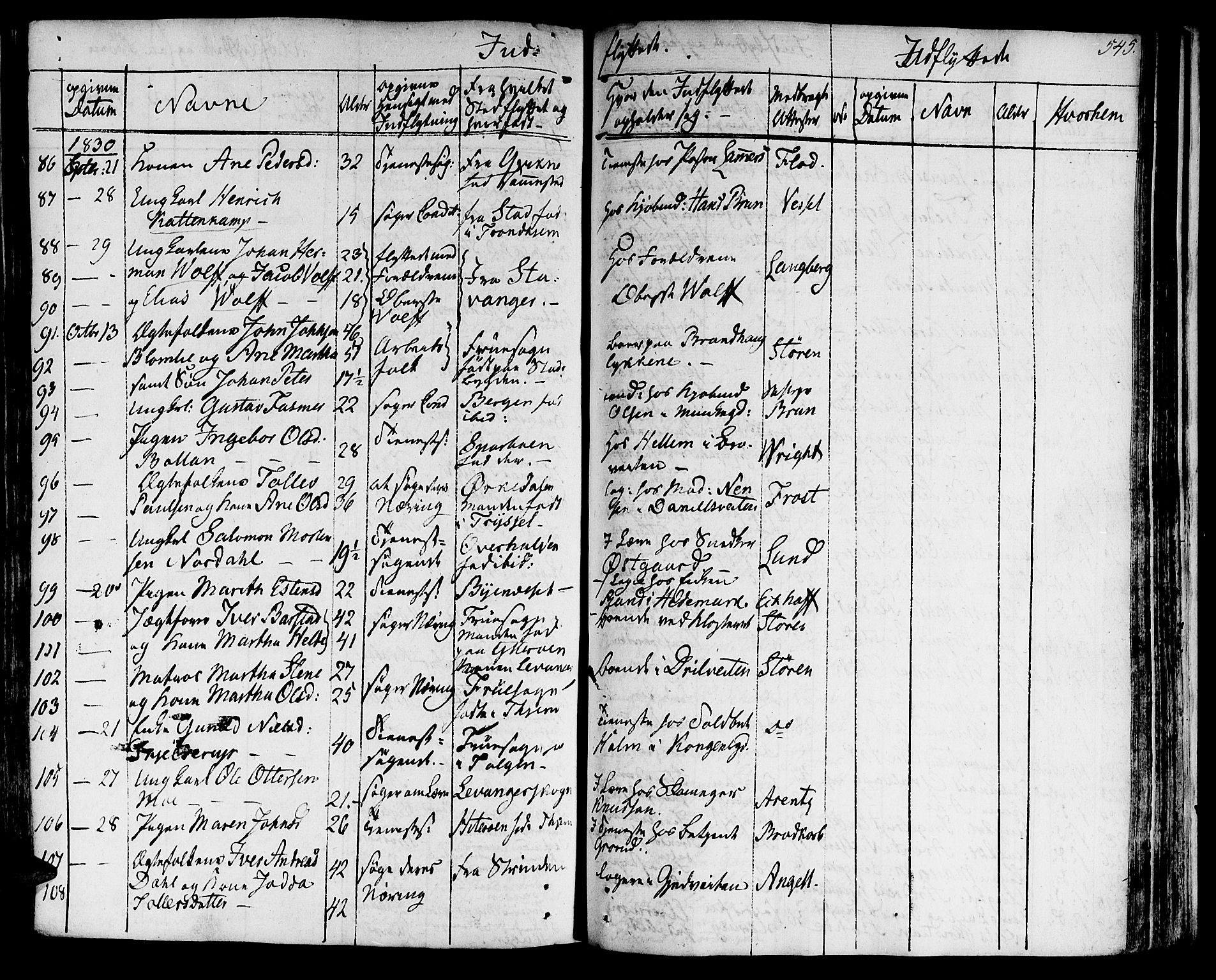 Ministerialprotokoller, klokkerbøker og fødselsregistre - Sør-Trøndelag, AV/SAT-A-1456/601/L0045: Parish register (official) no. 601A13, 1821-1831, p. 545