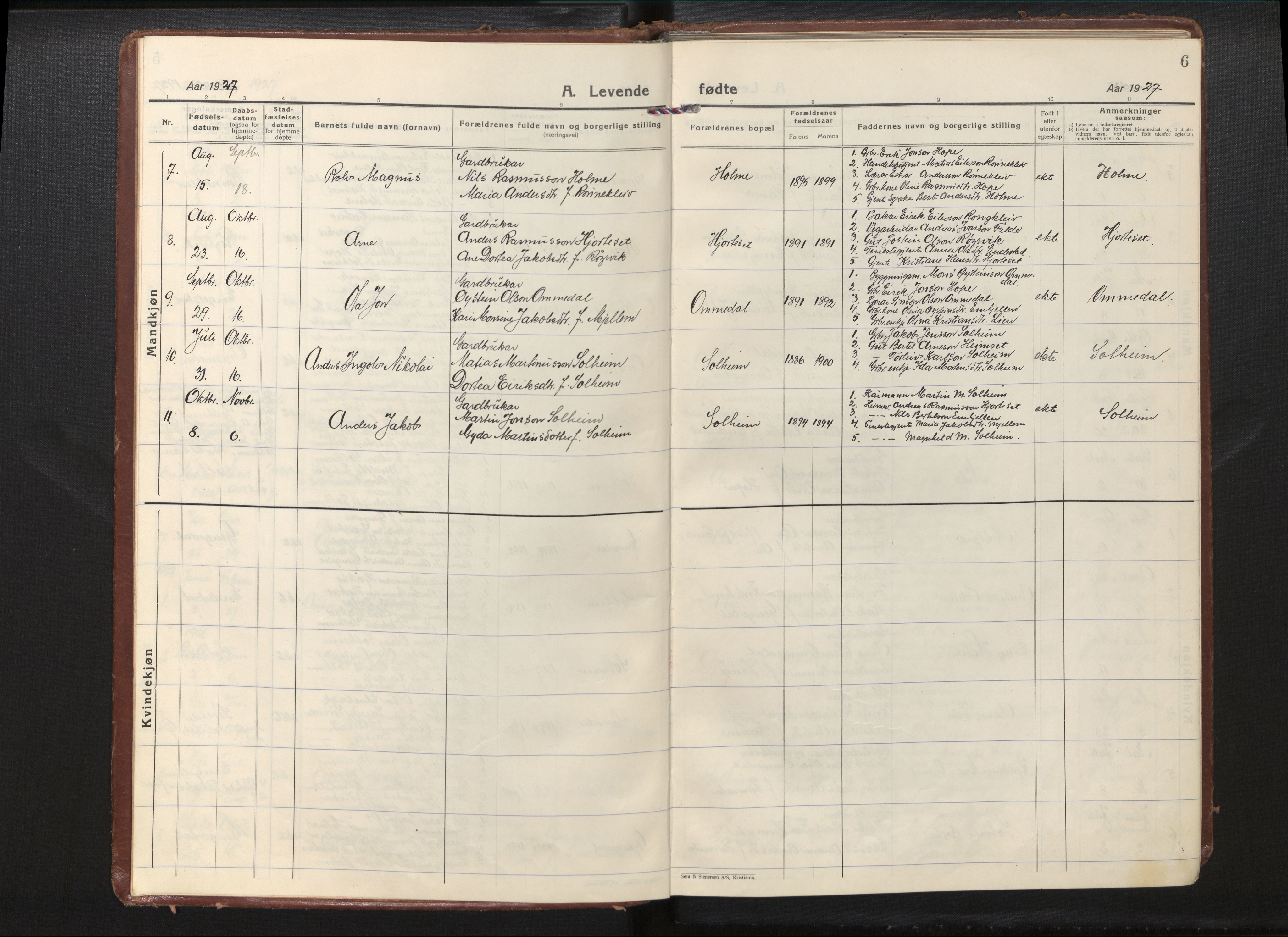 Gloppen sokneprestembete, AV/SAB-A-80101/H/Haa/Haae/L0003: Parish register (official) no. E 3, 1925-1951, p. 5b-6a