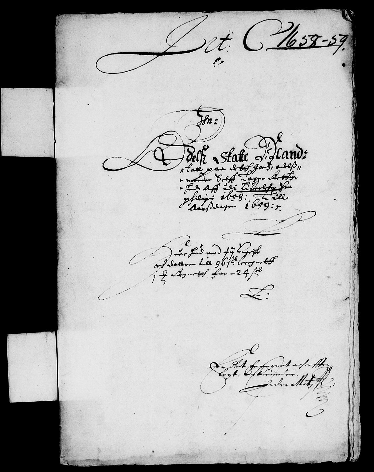 Rentekammeret inntil 1814, Reviderte regnskaper, Lensregnskaper, AV/RA-EA-5023/R/Rb/Rbr/L0022: Lista len, 1658-1660