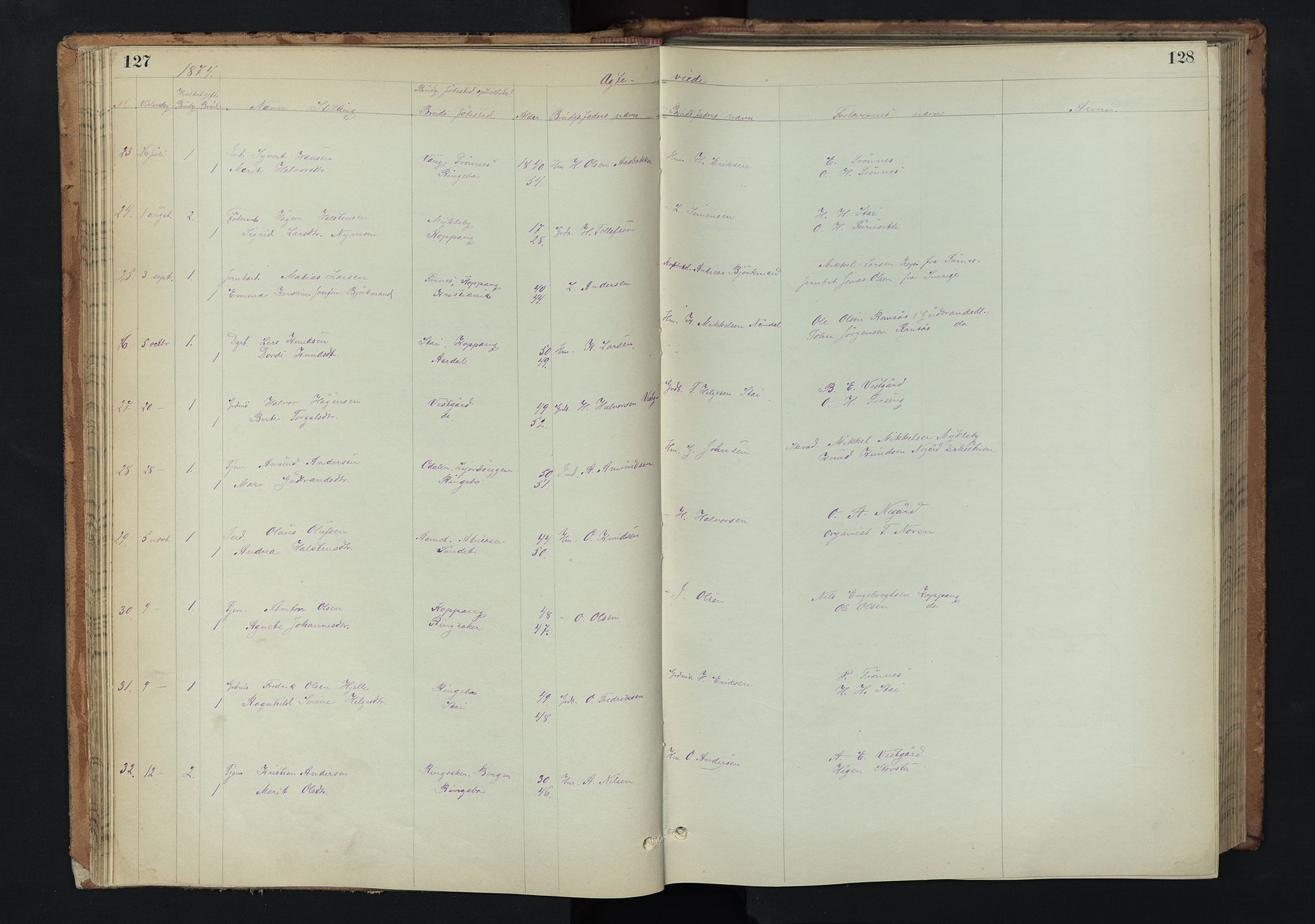 Stor-Elvdal prestekontor, SAH/PREST-052/H/Ha/Hab/L0002: Parish register (copy) no. 2, 1860-1894, p. 127-128