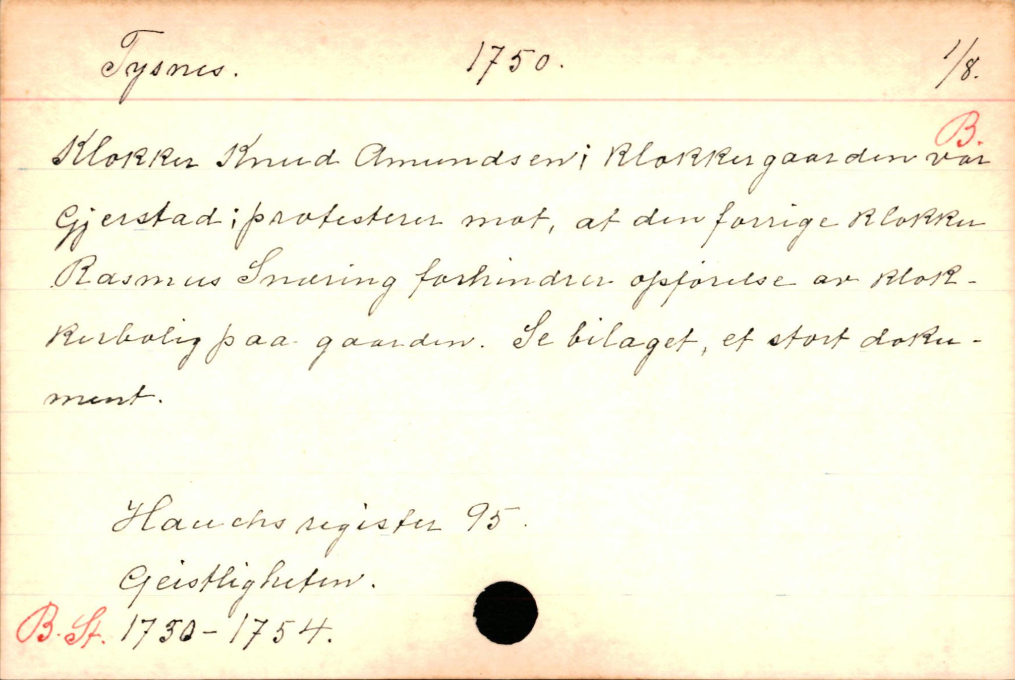 Haugen, Johannes - lærer, AV/SAB-SAB/PA-0036/01/L0001: Om klokkere og lærere, 1521-1904, p. 2521