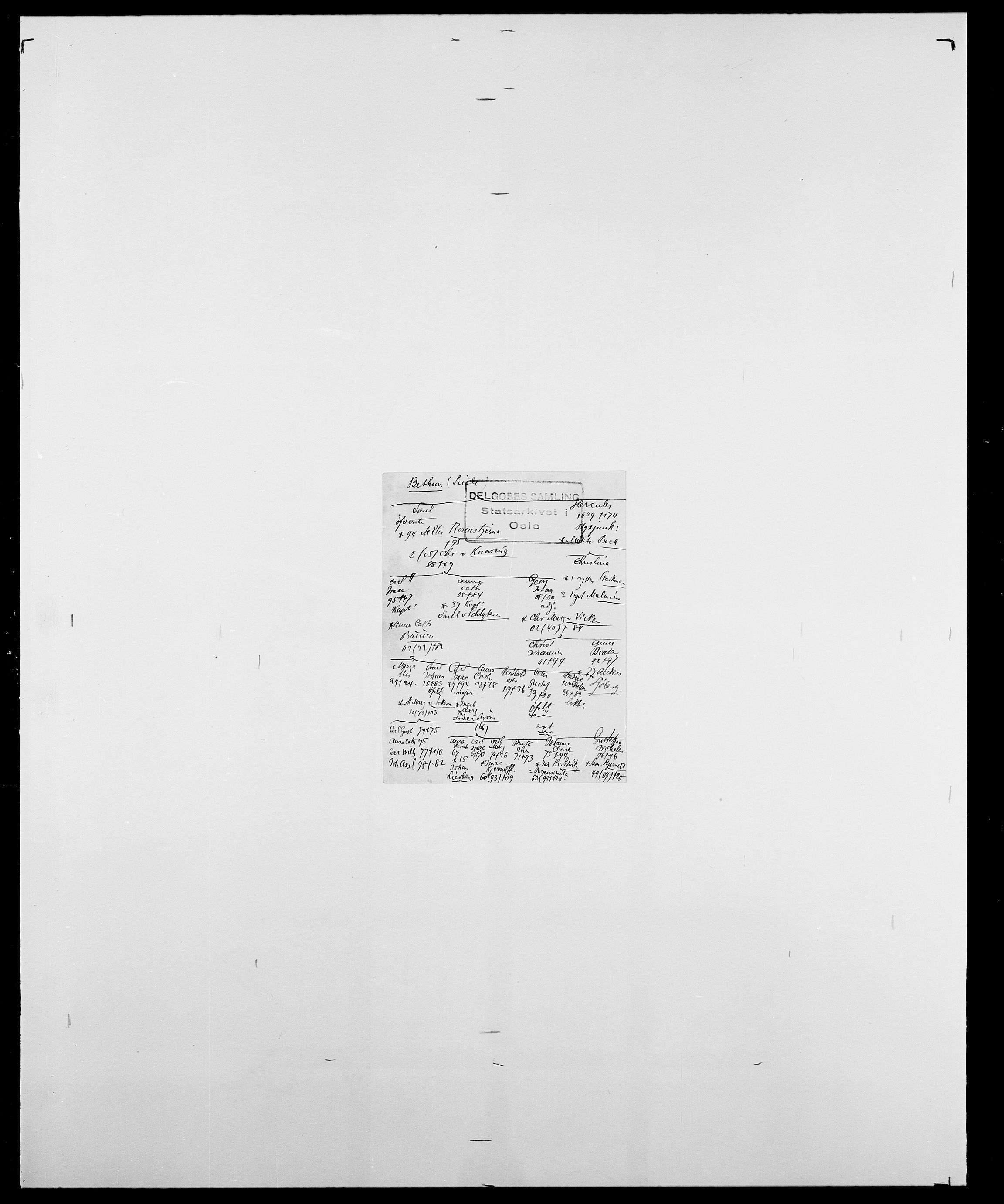 Delgobe, Charles Antoine - samling, SAO/PAO-0038/D/Da/L0004: Bergendahl - Blære, p. 143