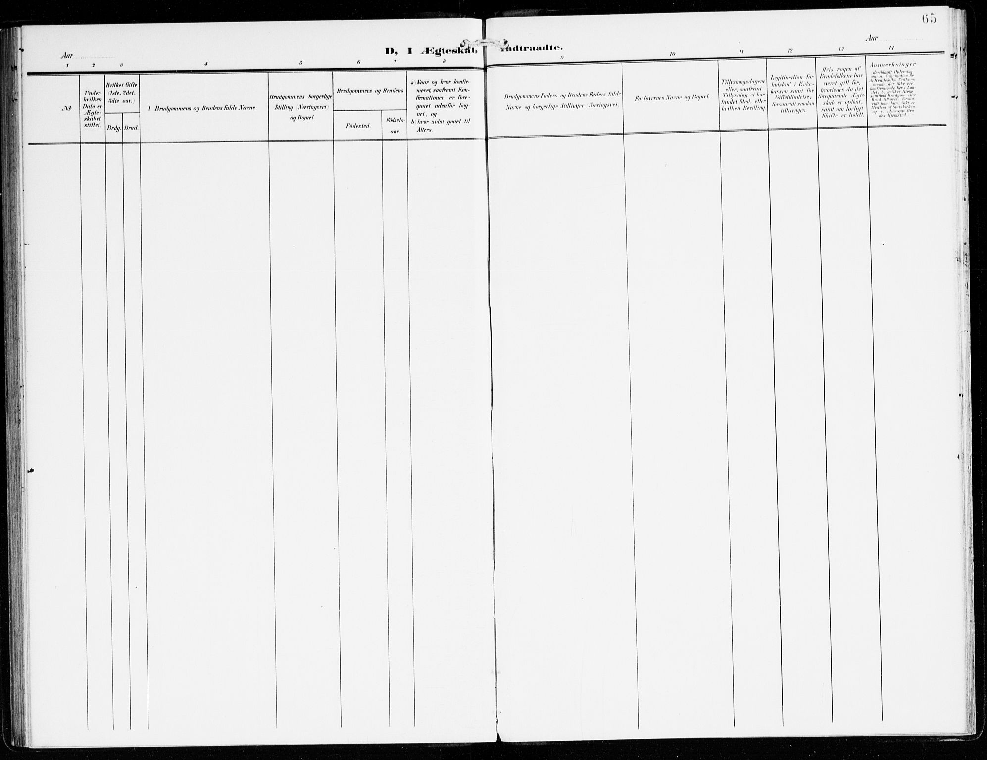 Hyllestad sokneprestembete, SAB/A-80401: Parish register (official) no. C 2, 1904-1917, p. 65