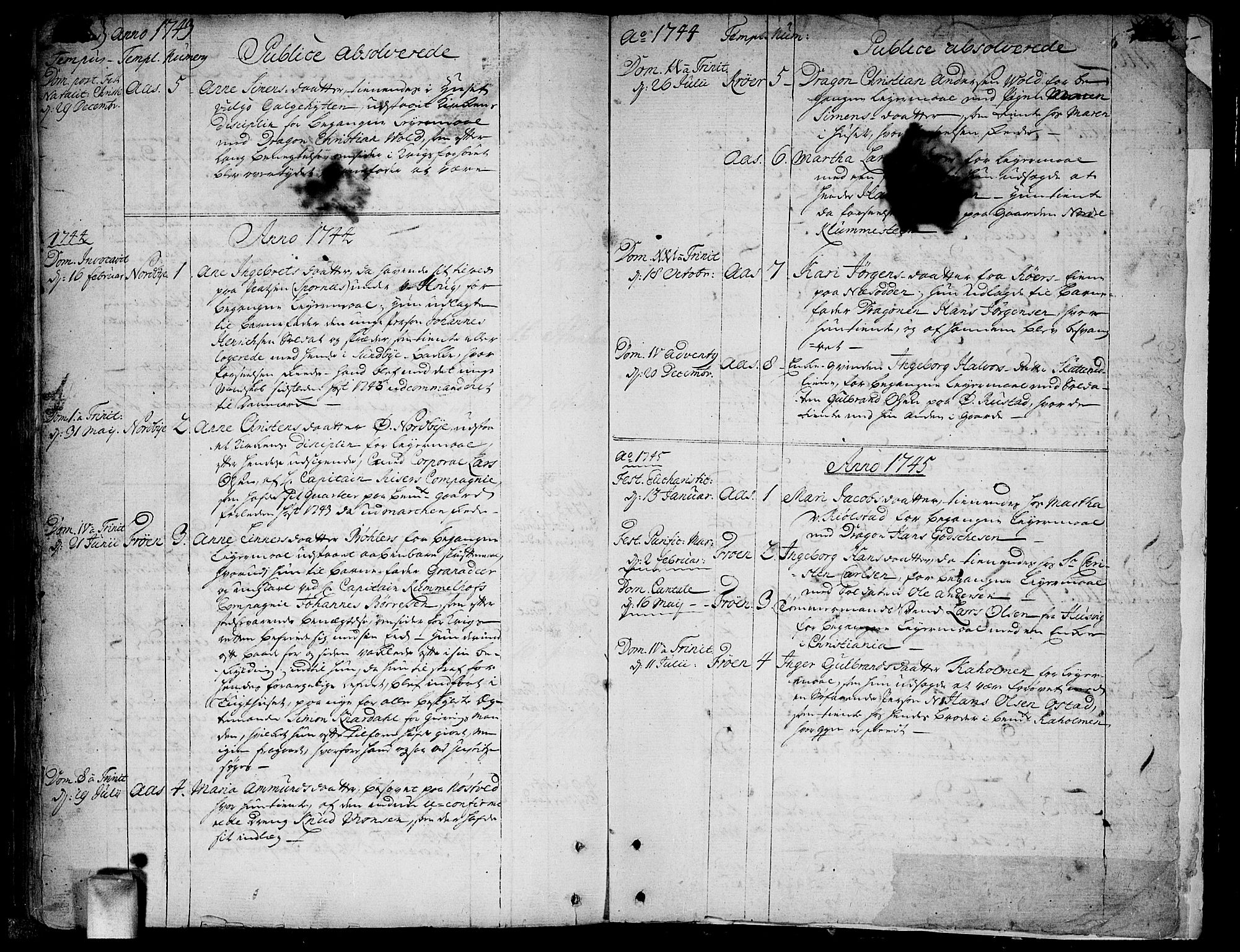 Ås prestekontor Kirkebøker, SAO/A-10894/F/Fa/L0001: Parish register (official) no. I 1, 1742-1778, p. 432-433