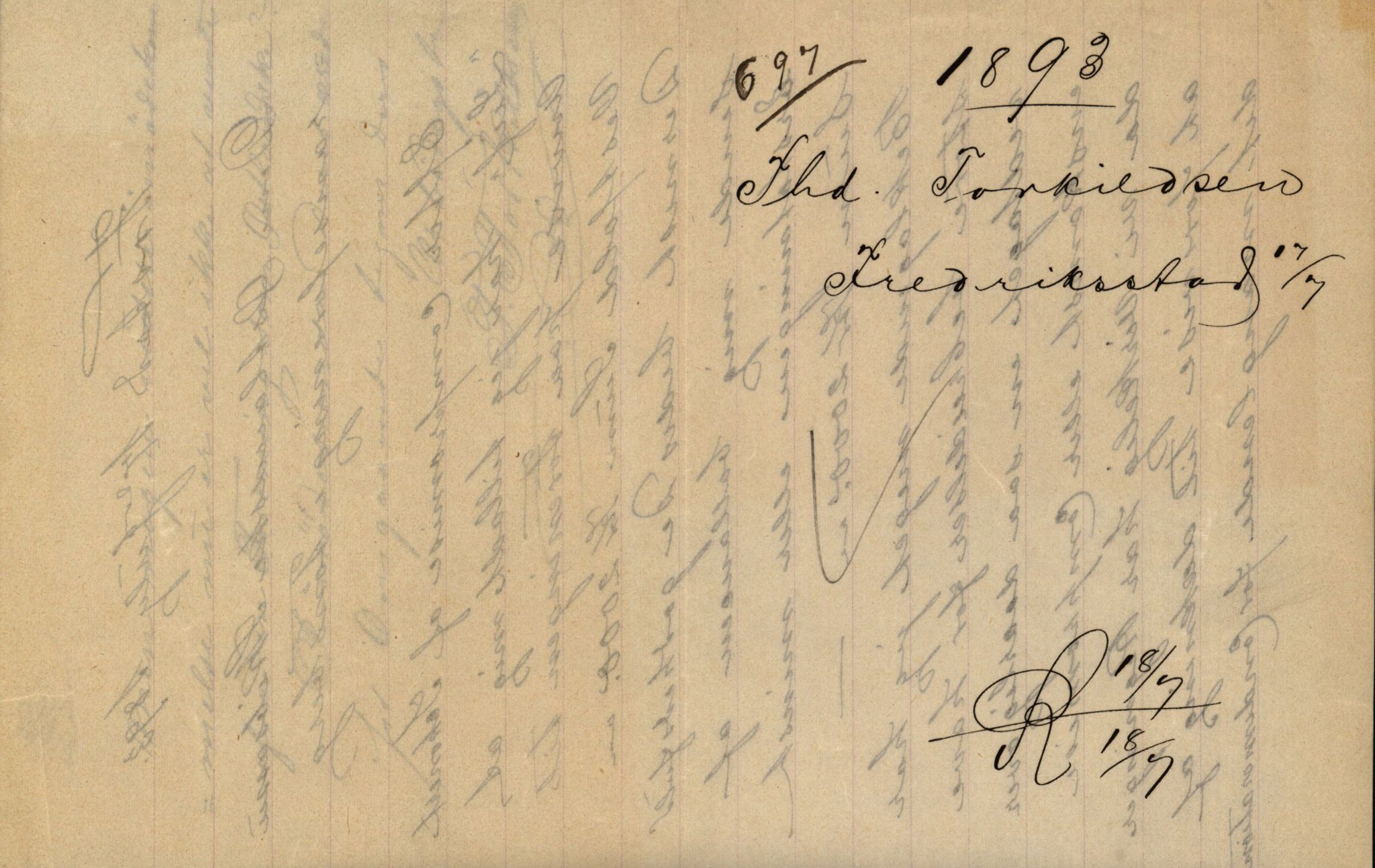 Pa 63 - Østlandske skibsassuranceforening, VEMU/A-1079/G/Ga/L0030/0001: Havaridokumenter / Leif, Korsvei, Margret, Mangerton, Mathilde, Island, Andover, 1893, p. 98