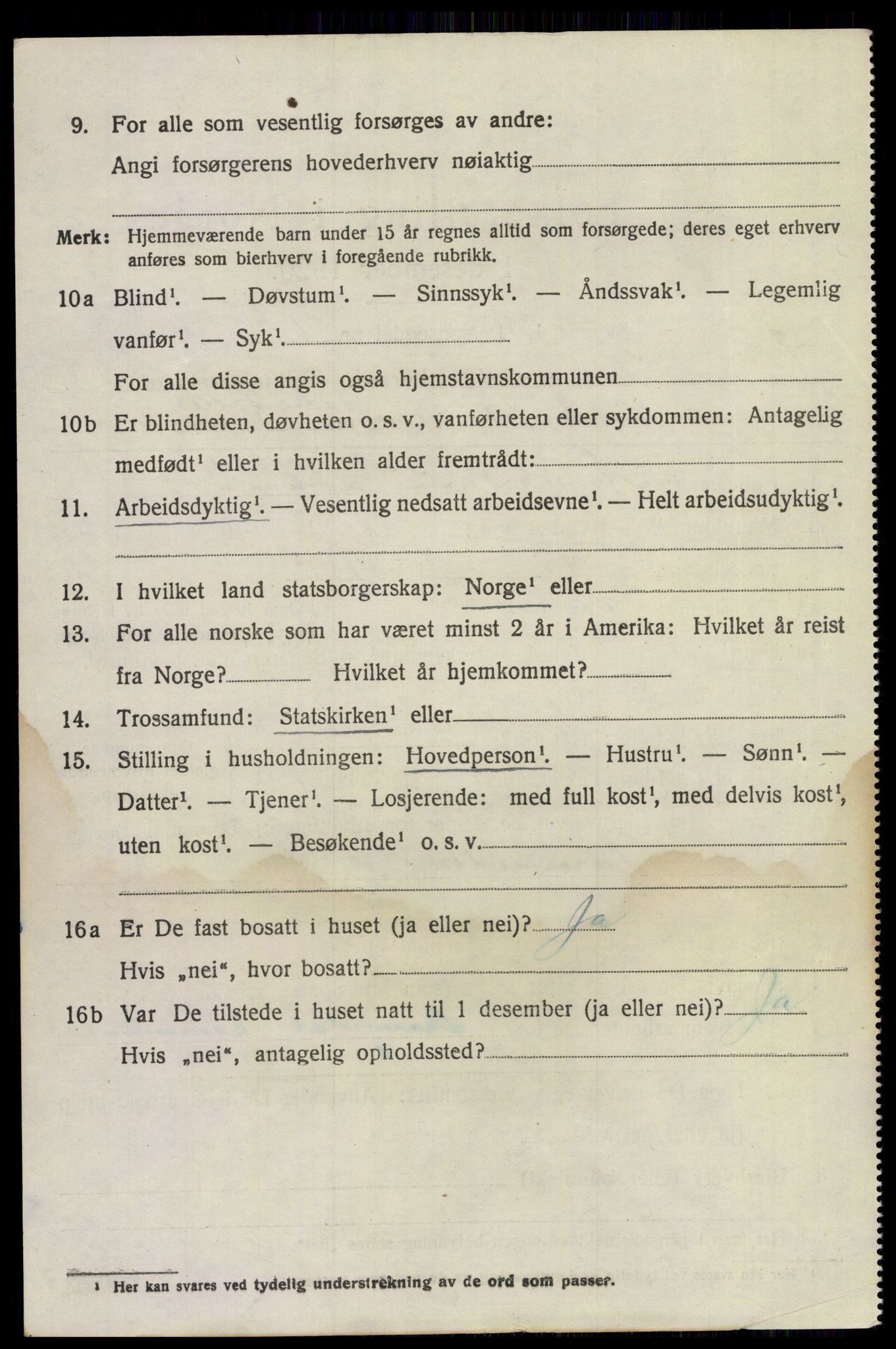 SAKO, 1920 census for Drangedal, 1920, p. 9182