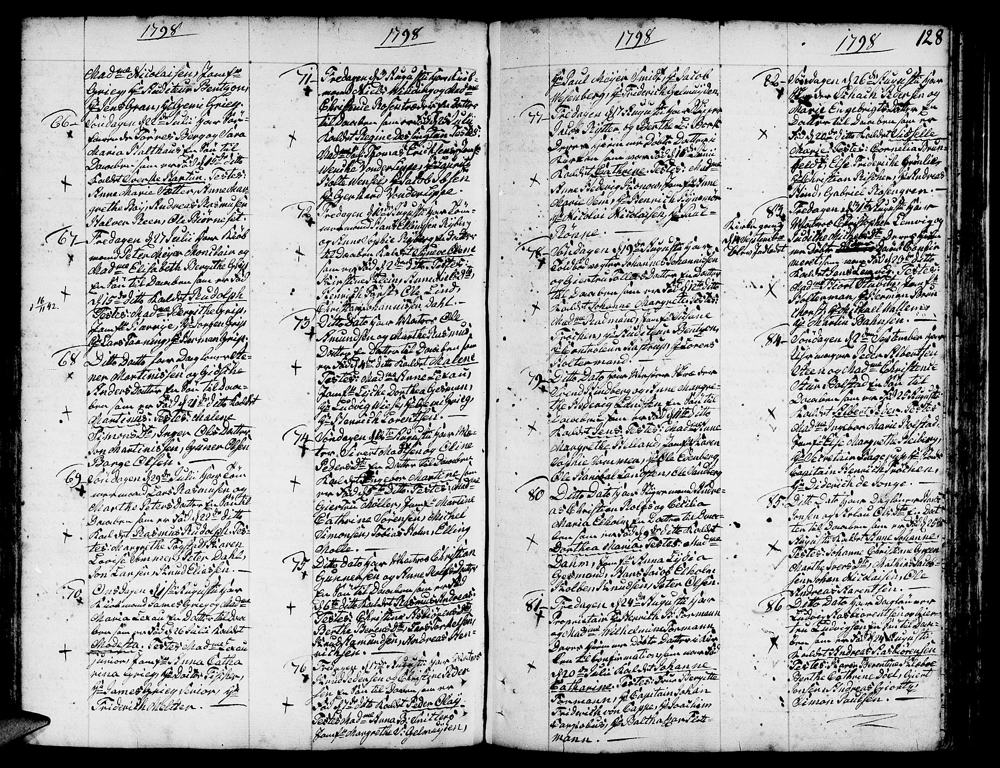 Nykirken Sokneprestembete, SAB/A-77101/H/Haa/L0005: Parish register (official) no. A 5, 1775-1808, p. 128