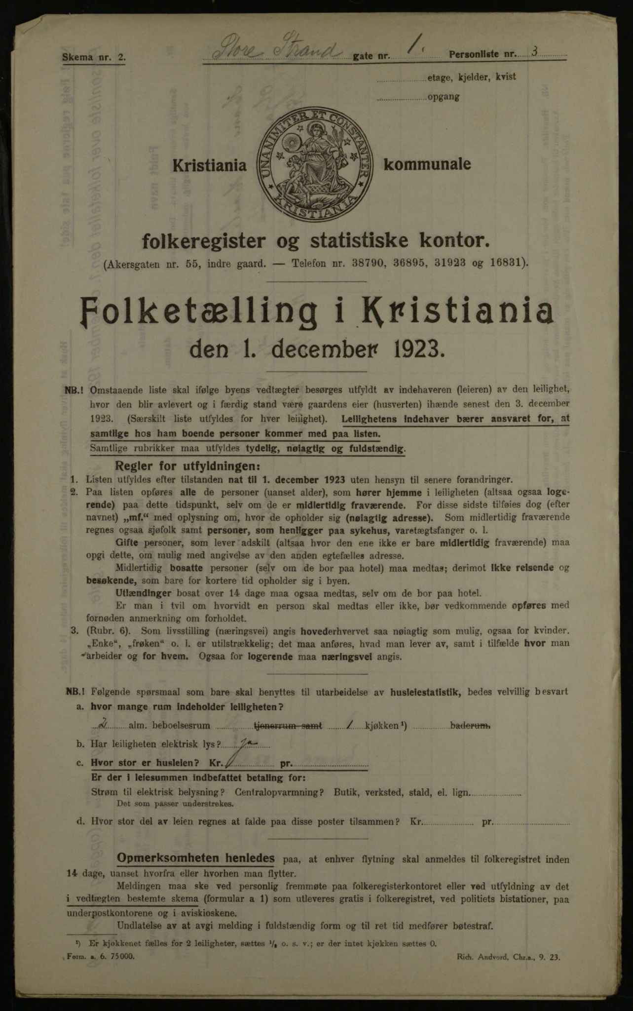 OBA, Municipal Census 1923 for Kristiania, 1923, p. 29937