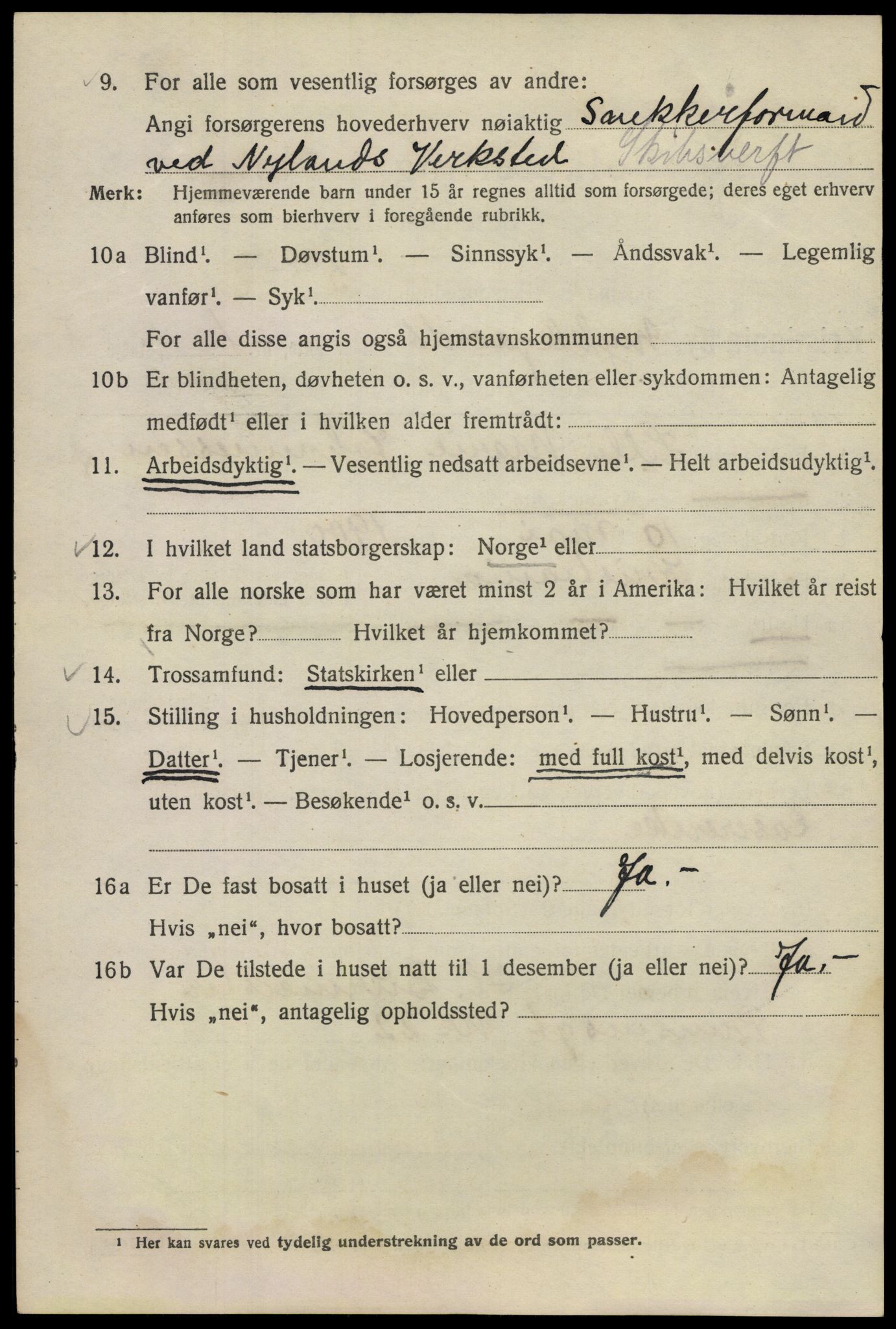 SAO, 1920 census for Kristiania, 1920, p. 405538