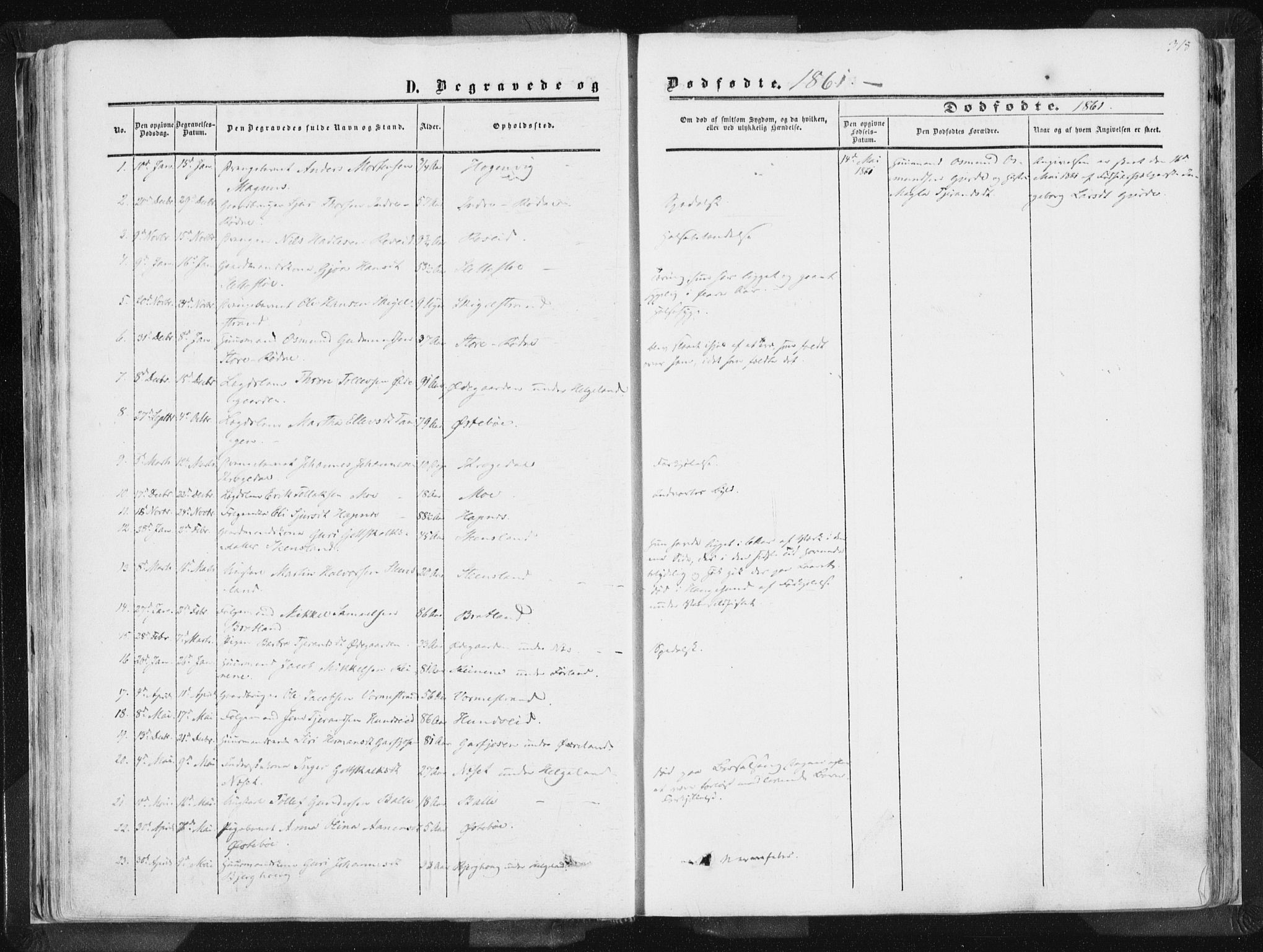 Vikedal sokneprestkontor, SAST/A-101840/01/IV: Parish register (official) no. A 6.2, 1851-1867, p. 318