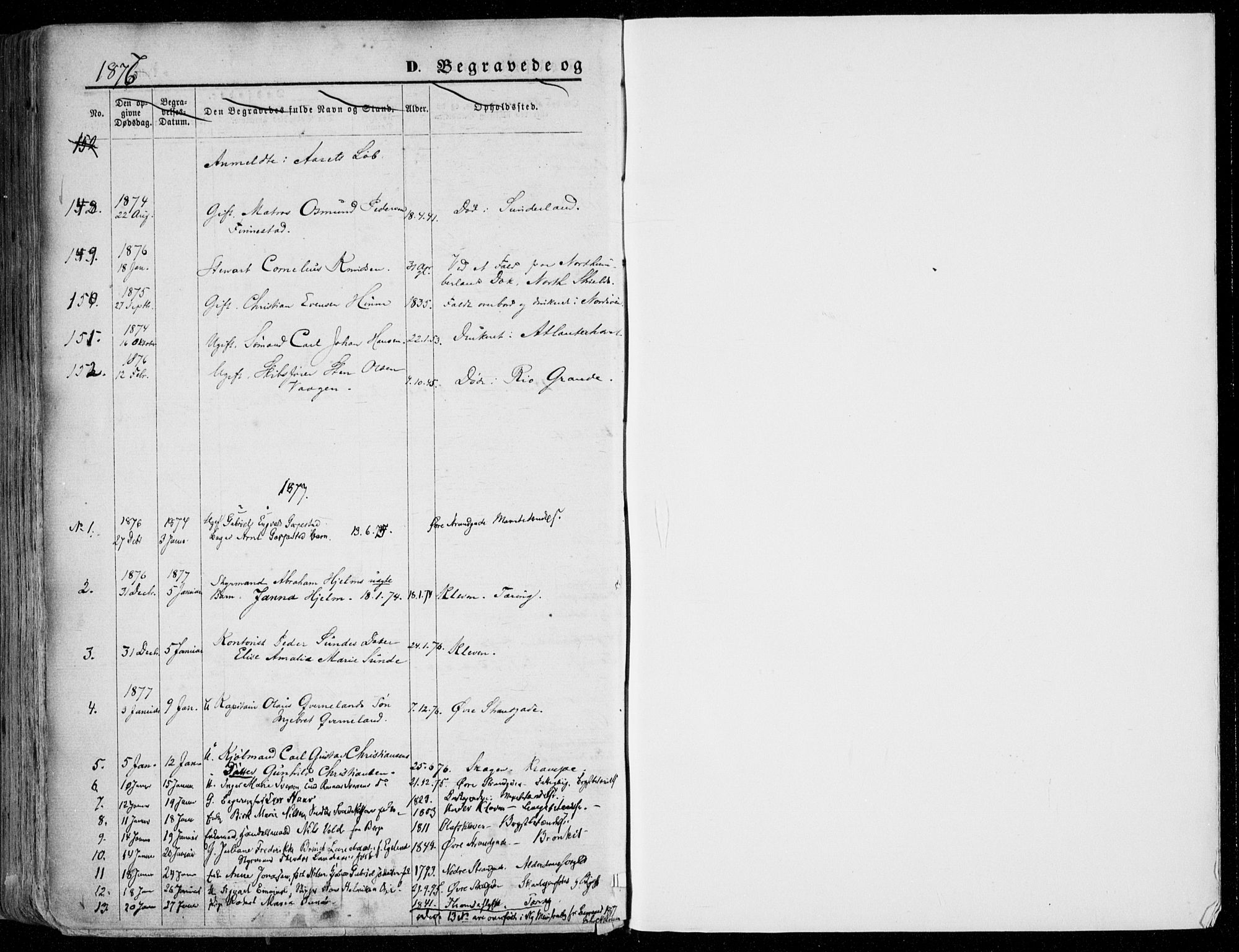 Domkirken sokneprestkontor, AV/SAST-A-101812/001/30/30BA/L0020: Parish register (official) no. A 19, 1858-1877, p. 154