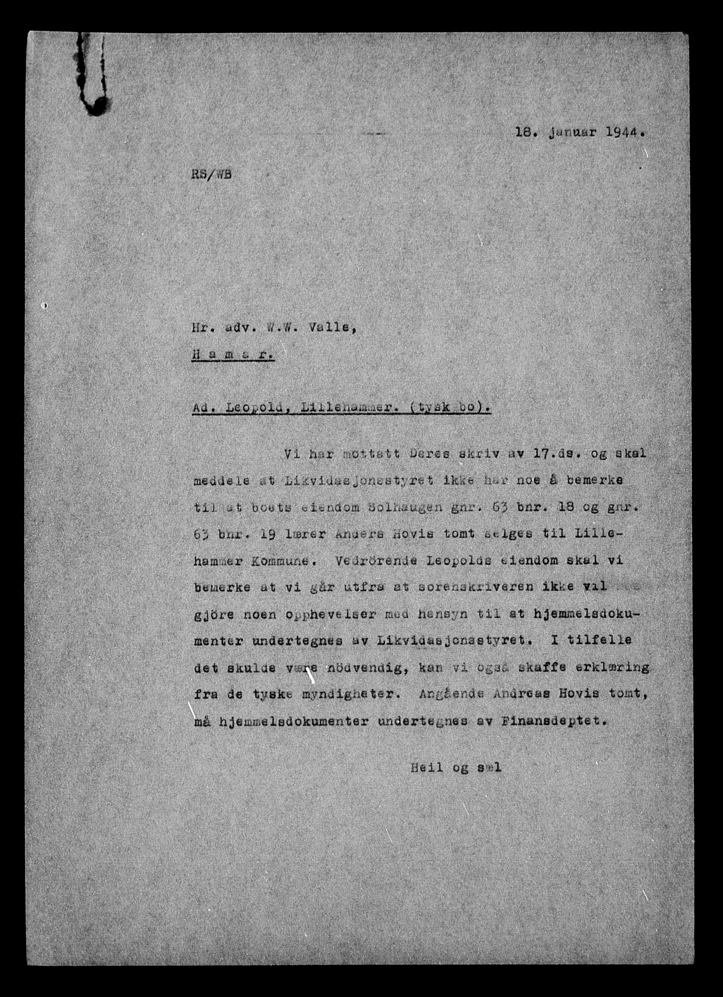 Justisdepartementet, Tilbakeføringskontoret for inndratte formuer, AV/RA-S-1564/H/Hc/Hcd/L1002: --, 1945-1947, p. 309