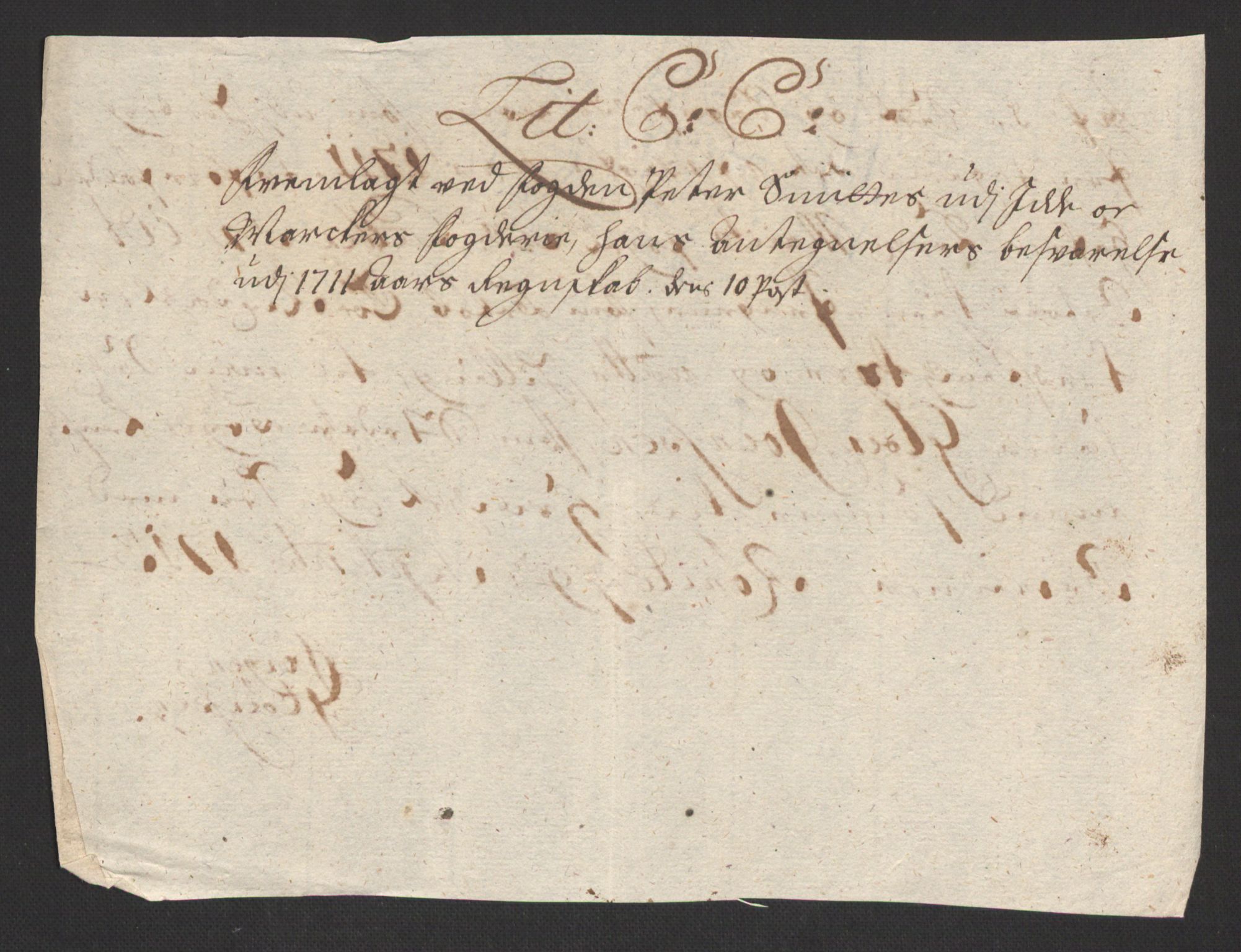 Rentekammeret inntil 1814, Reviderte regnskaper, Fogderegnskap, RA/EA-4092/R01/L0020: Fogderegnskap Idd og Marker, 1711, p. 247