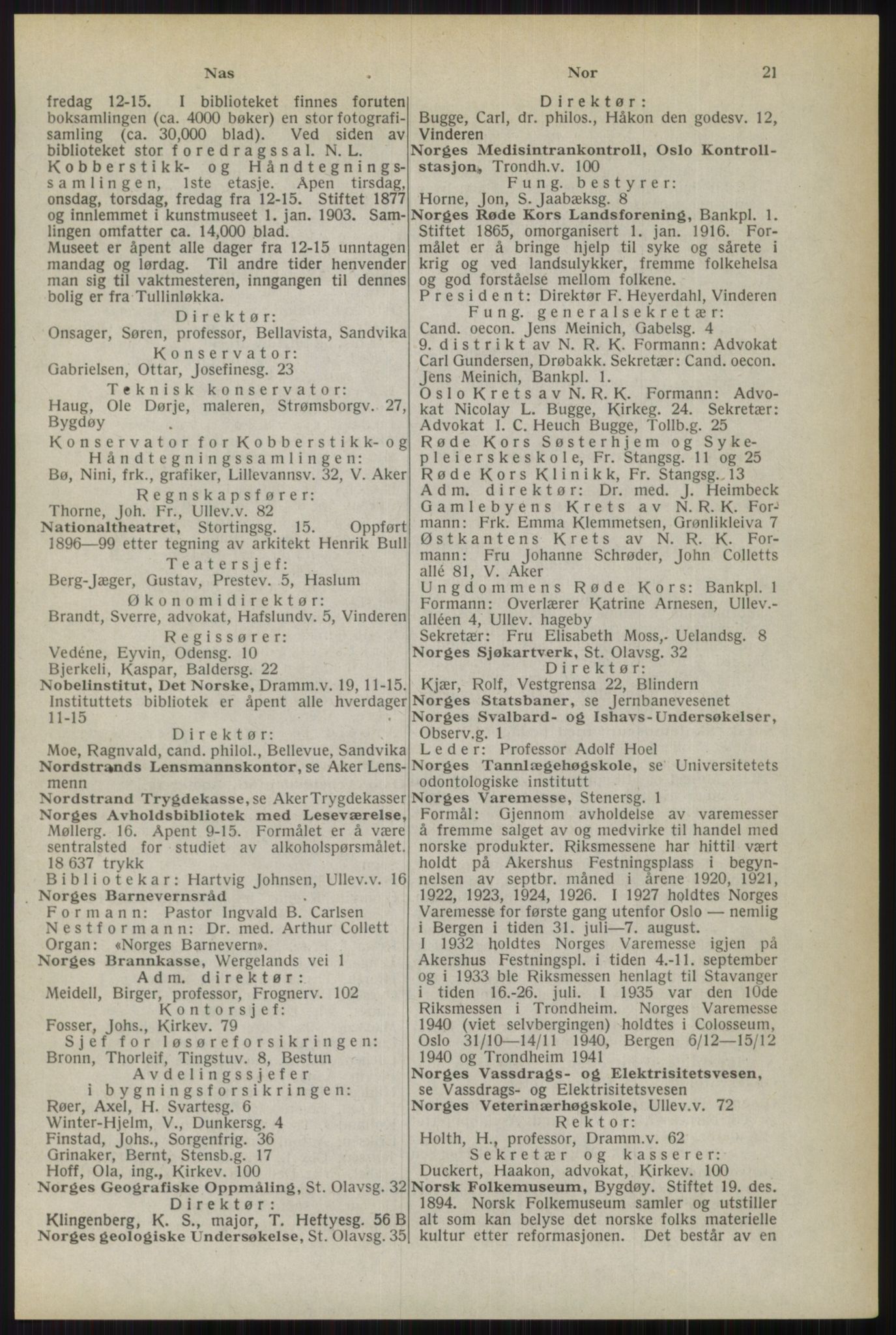 Kristiania/Oslo adressebok, PUBL/-, 1944, p. 21
