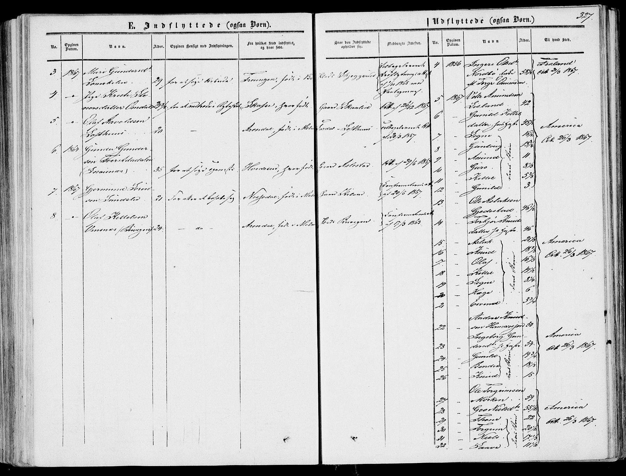 Fyresdal kirkebøker, AV/SAKO-A-263/F/Fa/L0005: Parish register (official) no. I 5, 1855-1871, p. 327