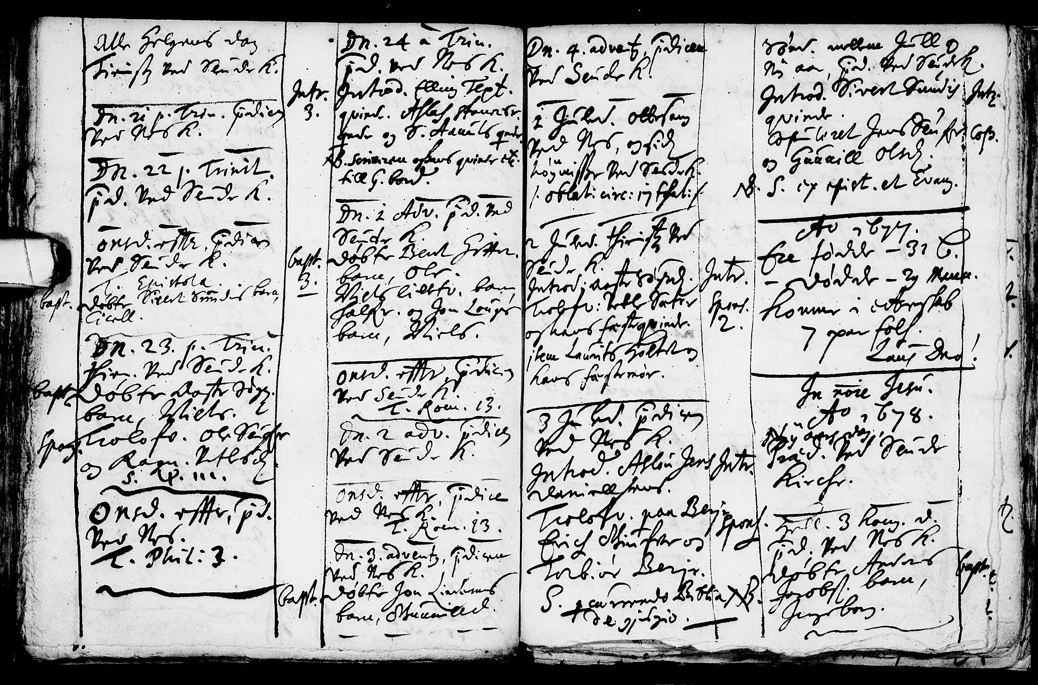 Sauherad kirkebøker, SAKO/A-298/F/Fa/L0001: Parish register (official) no. I 1, 1649-1681